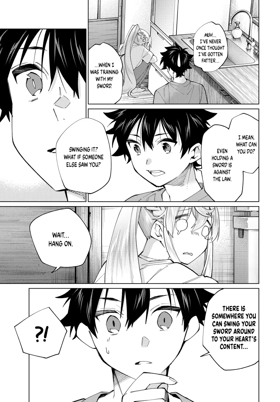 All My Neighbors are Convinced the Female Knight from My Rice Field Is My Wife Chapter 25 page 14 - 