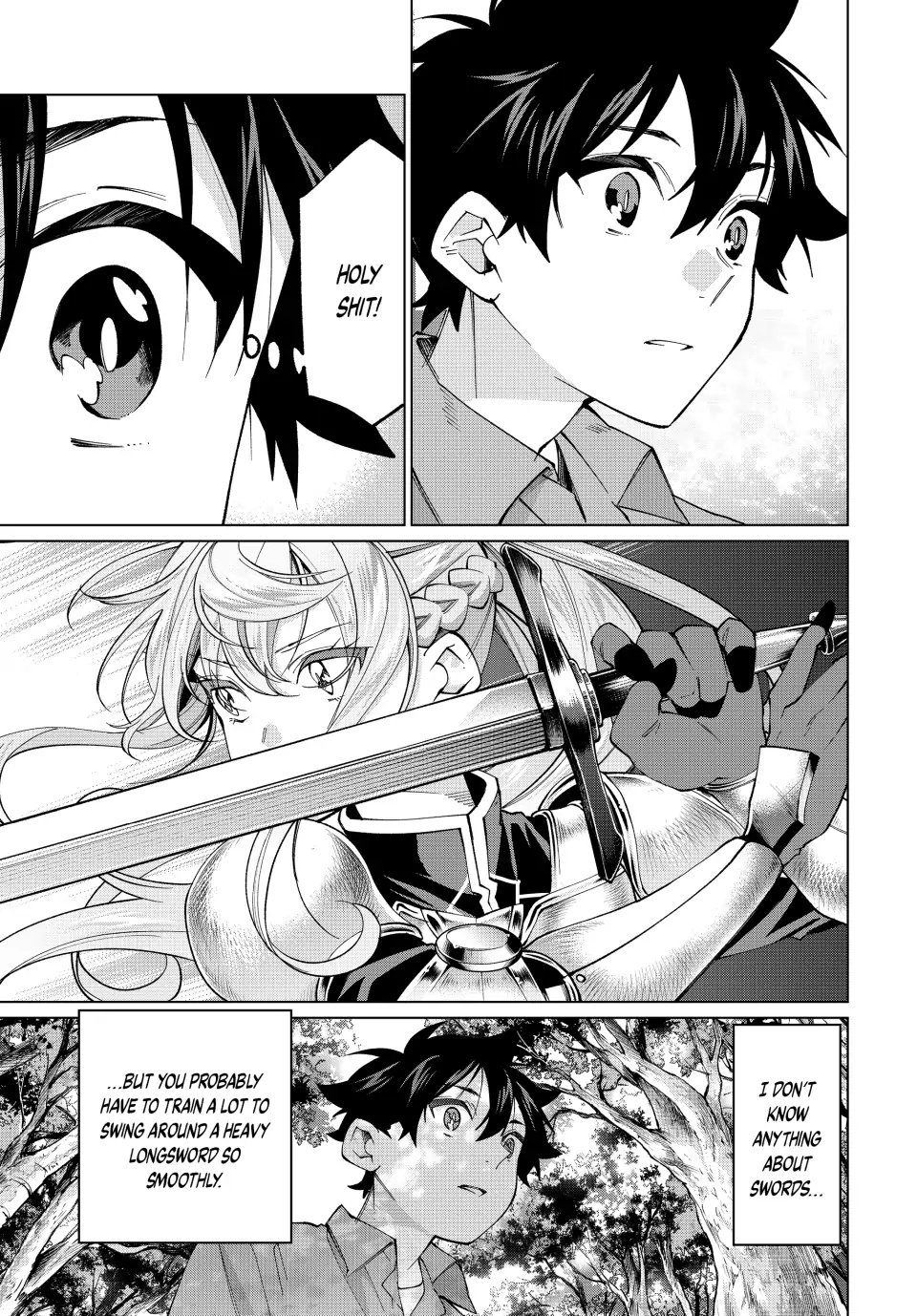 All My Neighbors are Convinced the Female Knight from My Rice Field Is My Wife Chapter 26 page 9 - 