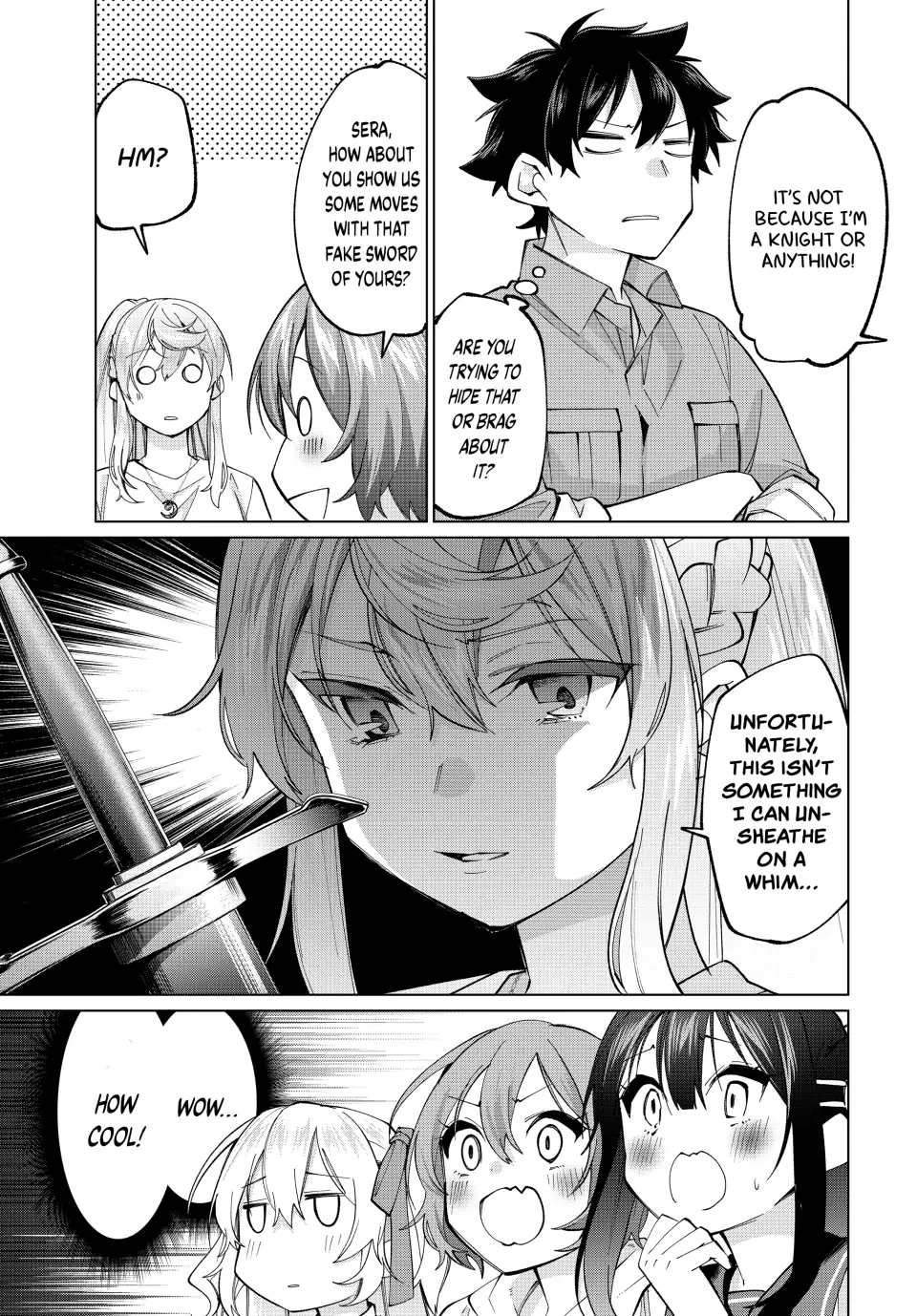 All My Neighbors are Convinced the Female Knight from My Rice Field Is My Wife Chapter 30 page 14 - 