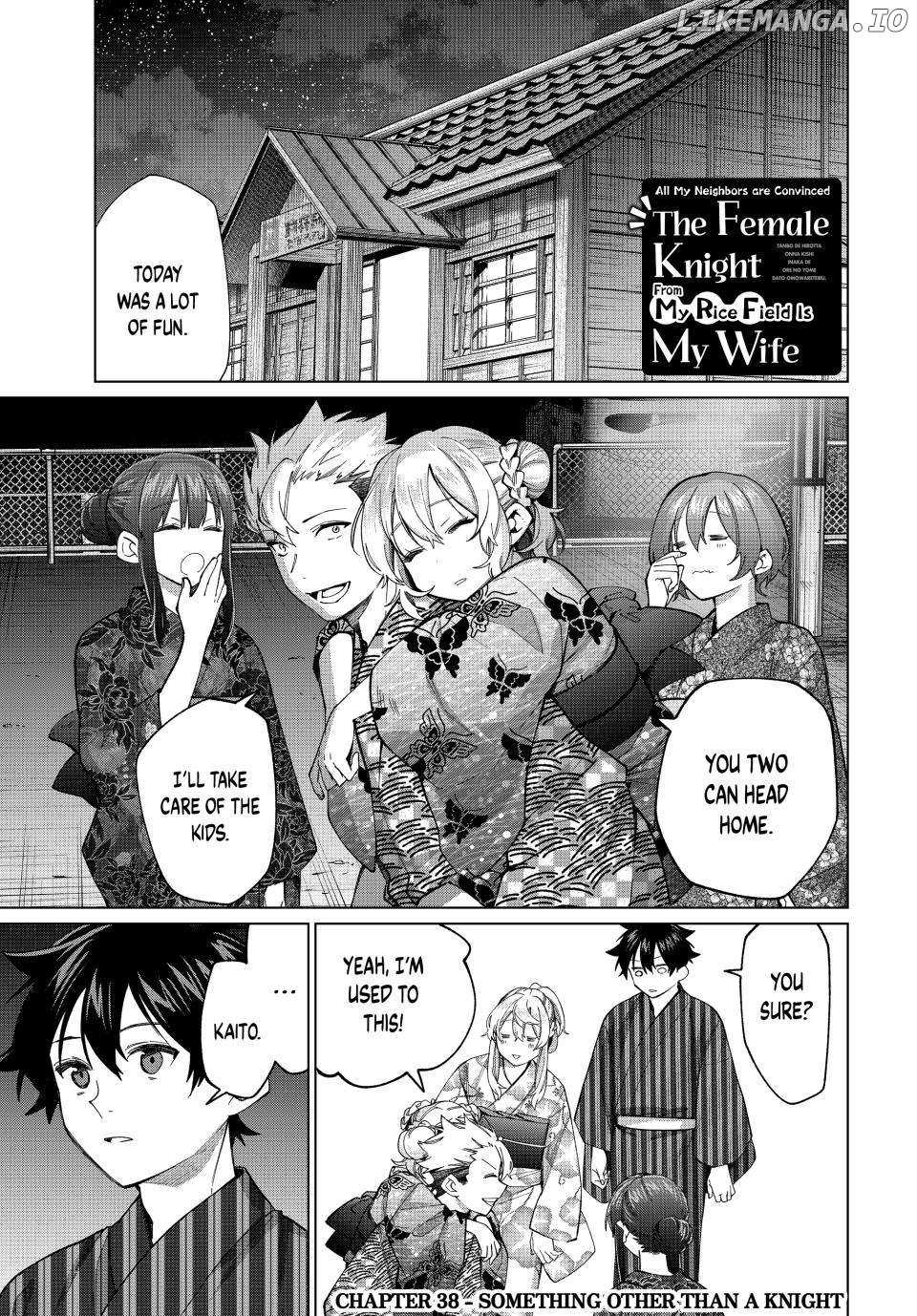 All My Neighbors are Convinced the Female Knight from My Rice Field Is My Wife Chapter 38 page 2 - 