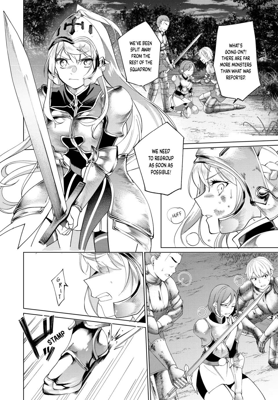 All My Neighbors are Convinced the Female Knight from My Rice Field Is My Wife Chapter 4 page 2 - 