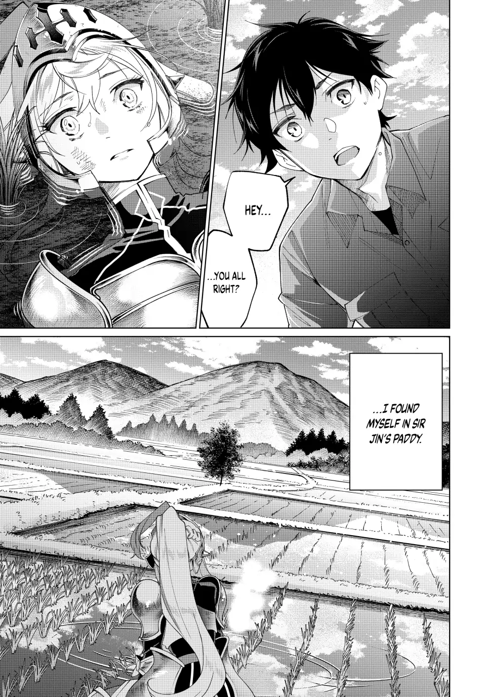 All My Neighbors are Convinced the Female Knight from My Rice Field Is My Wife Chapter 4 page 5 - 