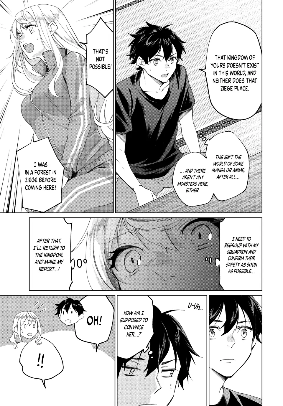All My Neighbors are Convinced the Female Knight from My Rice Field Is My Wife Chapter 4 page 7 - 