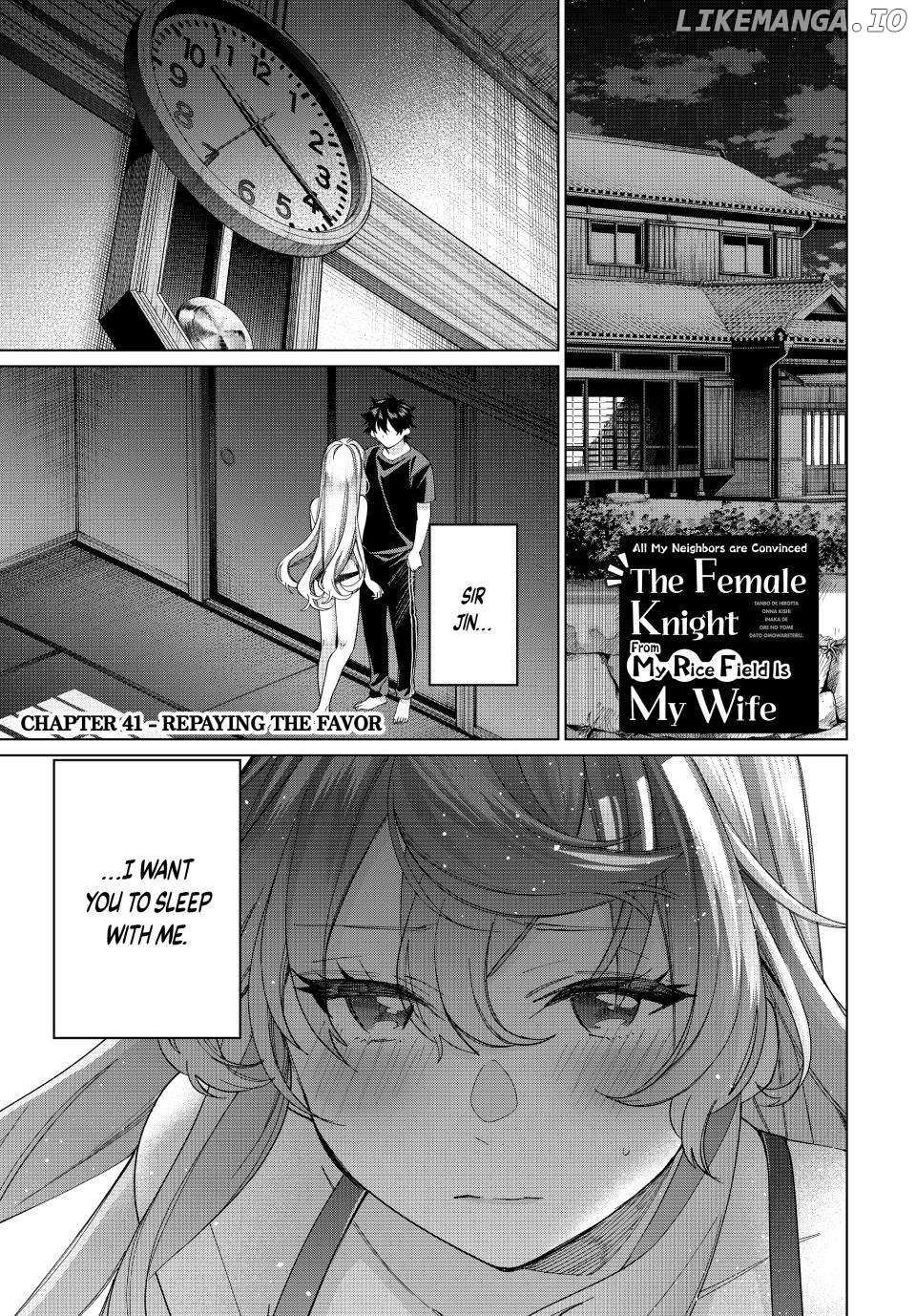 All My Neighbors are Convinced the Female Knight from My Rice Field Is My Wife Chapter 41 page 2 - 