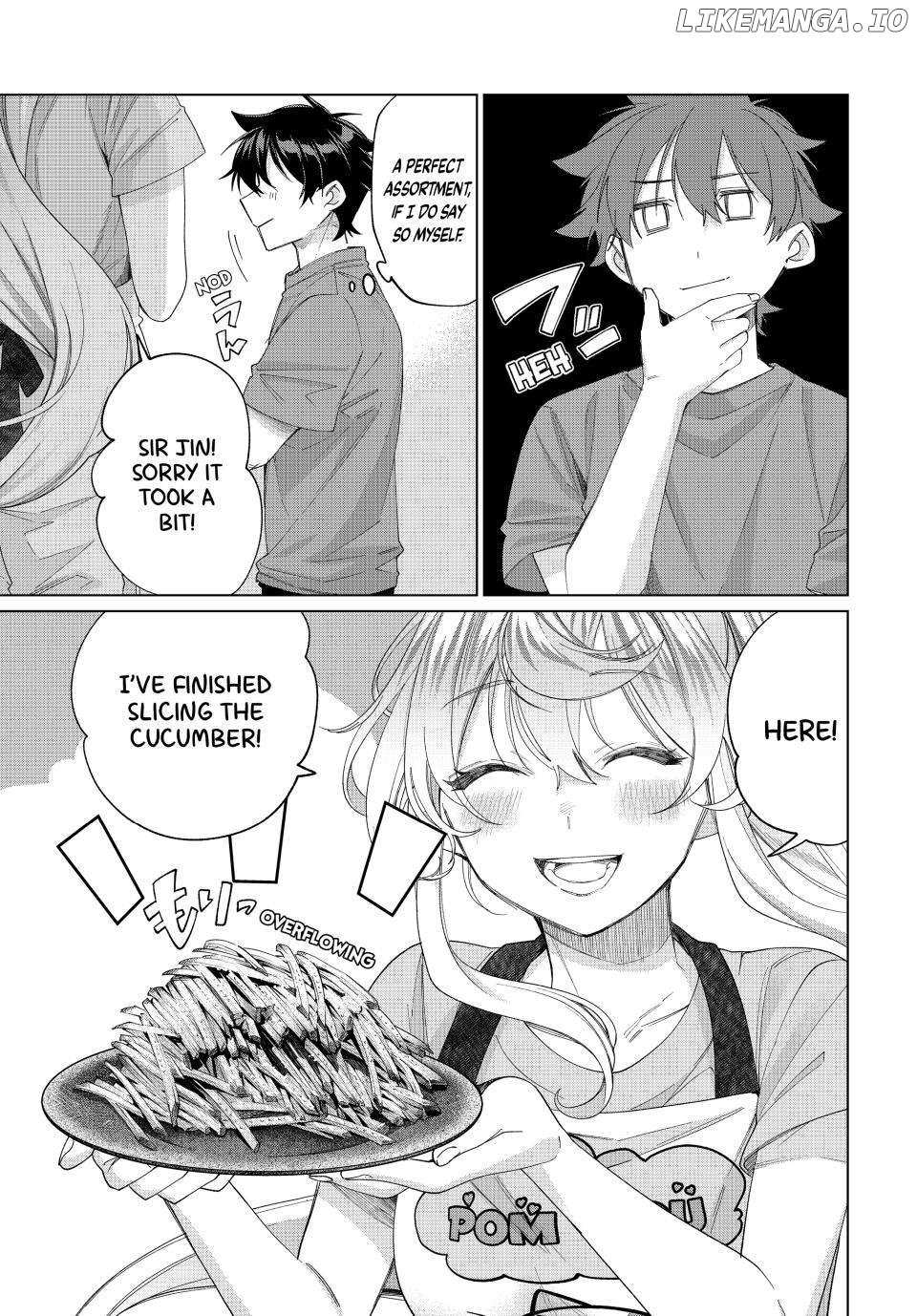 All My Neighbors are Convinced the Female Knight from My Rice Field Is My Wife Chapter 45 page 22 - 