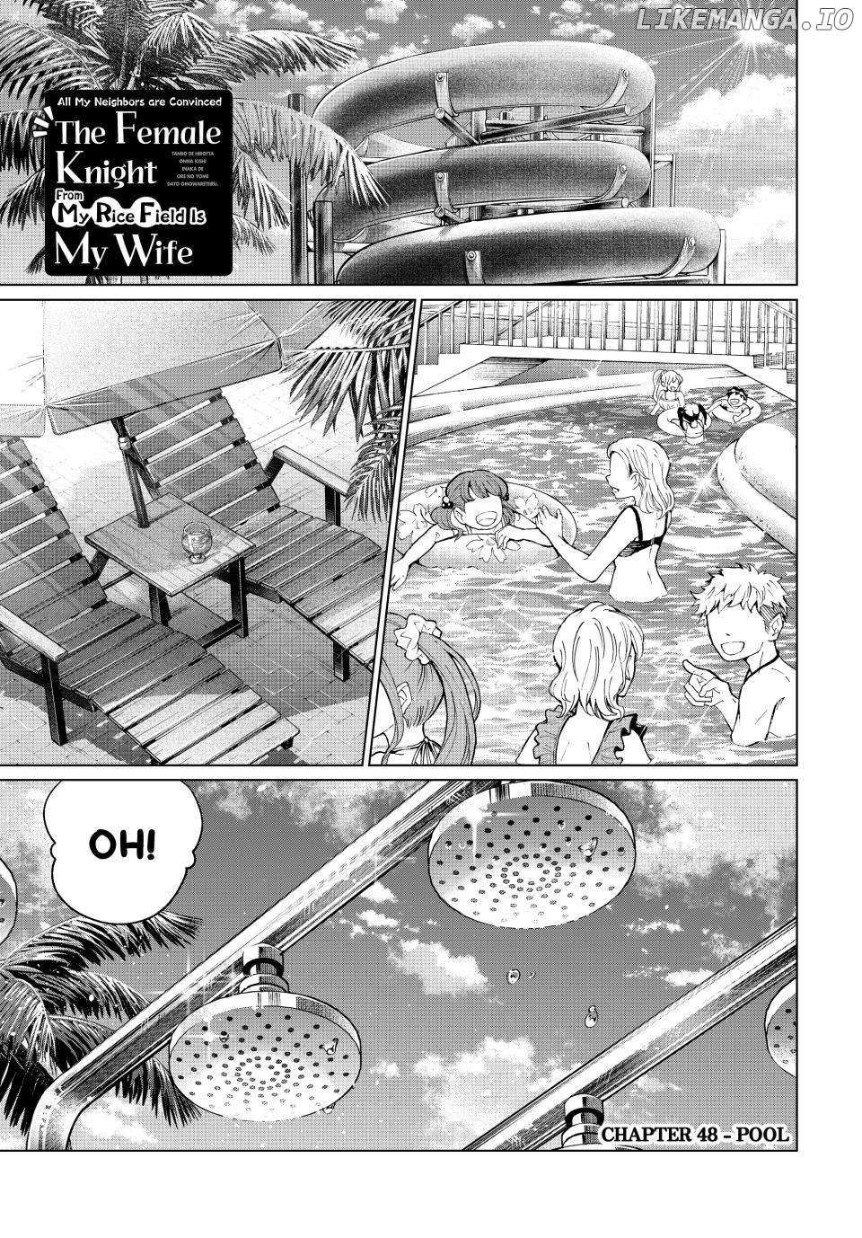All My Neighbors are Convinced the Female Knight from My Rice Field Is My Wife Chapter 48 page 1 - 