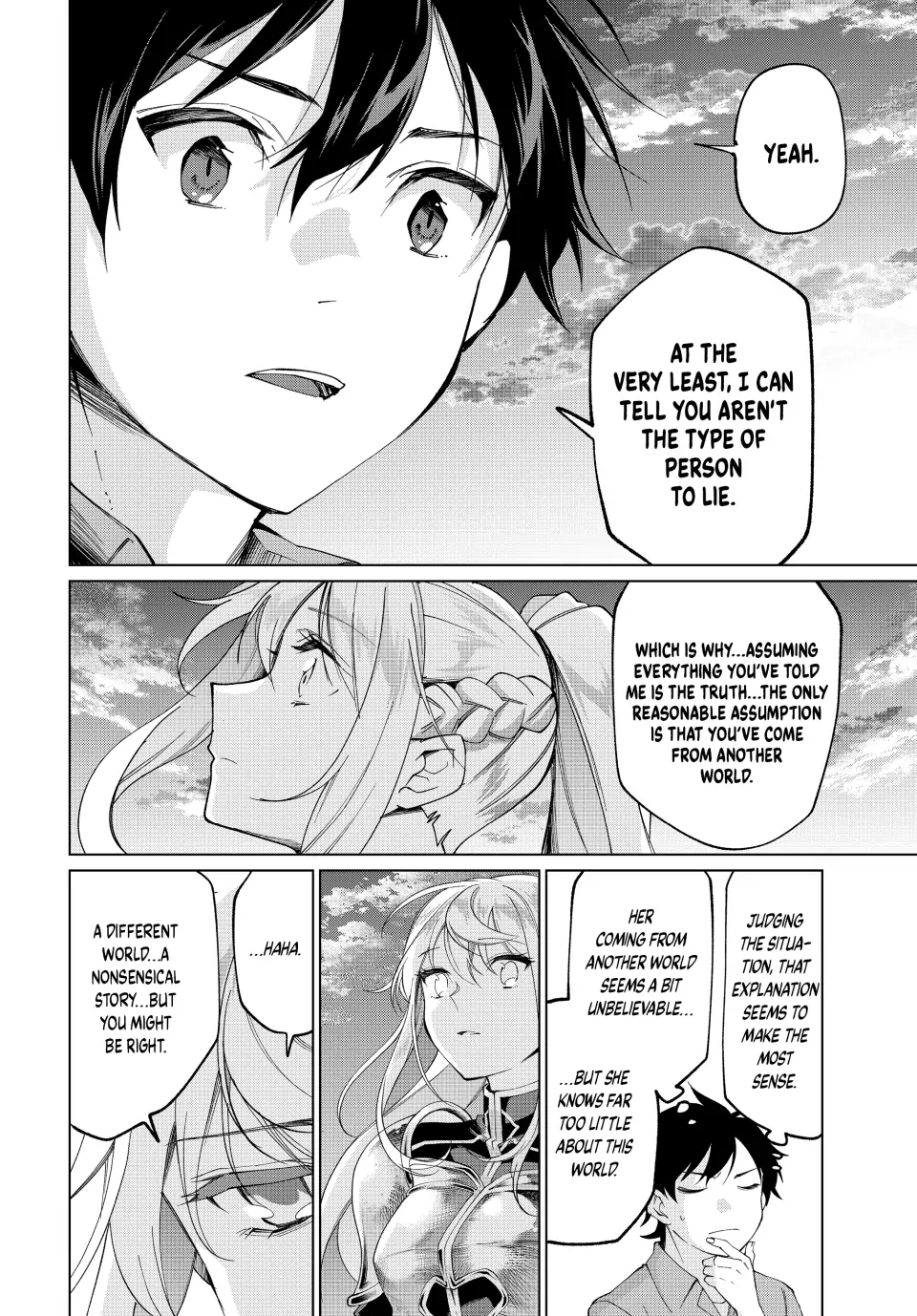 All My Neighbors are Convinced the Female Knight from My Rice Field Is My Wife Chapter 5 page 12 - 