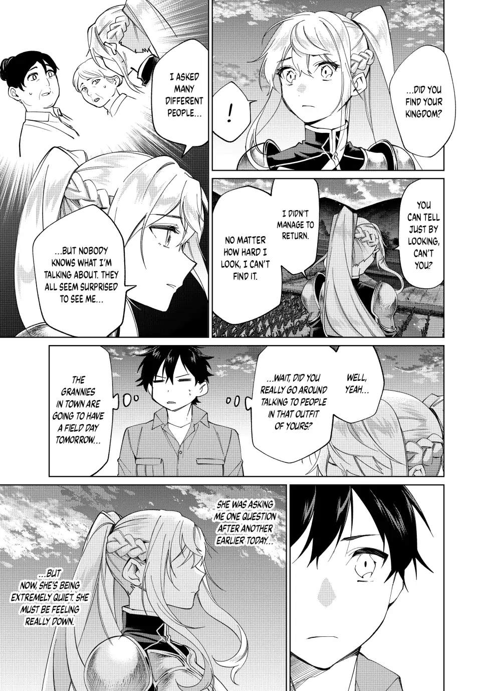 All My Neighbors are Convinced the Female Knight from My Rice Field Is My Wife Chapter 5 page 9 - 