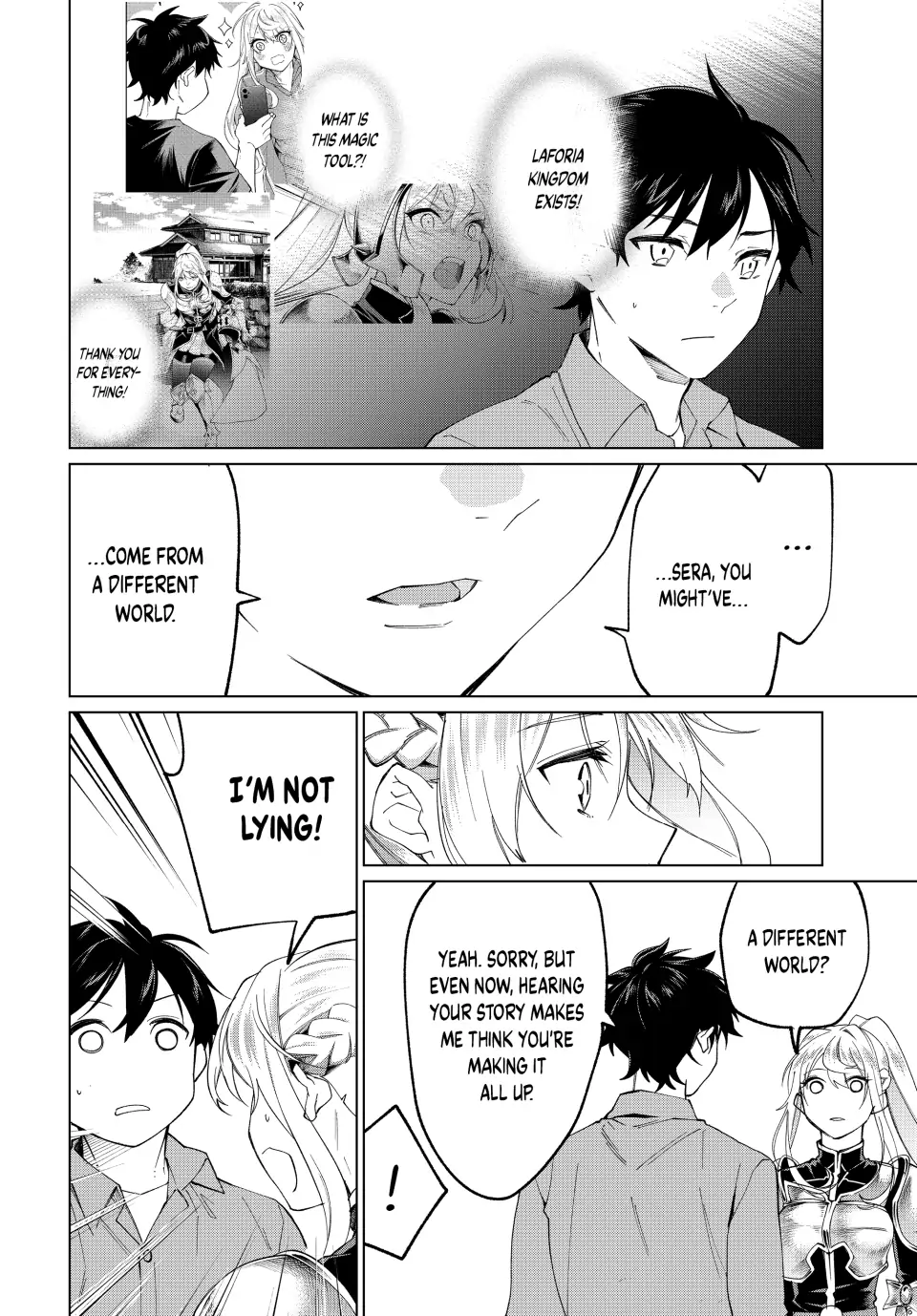 All My Neighbors are Convinced the Female Knight from My Rice Field Is My Wife Chapter 5 page 10 - 
