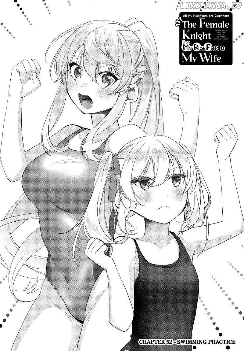 All My Neighbors are Convinced the Female Knight from My Rice Field Is My Wife Chapter 52 page 4 - 