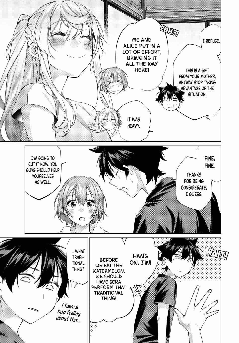 All My Neighbors are Convinced the Female Knight from My Rice Field Is My Wife Chapter 62 page 11 - 