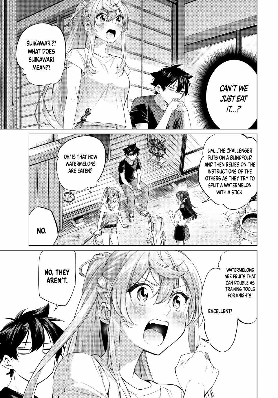 All My Neighbors are Convinced the Female Knight from My Rice Field Is My Wife Chapter 62 page 13 - 