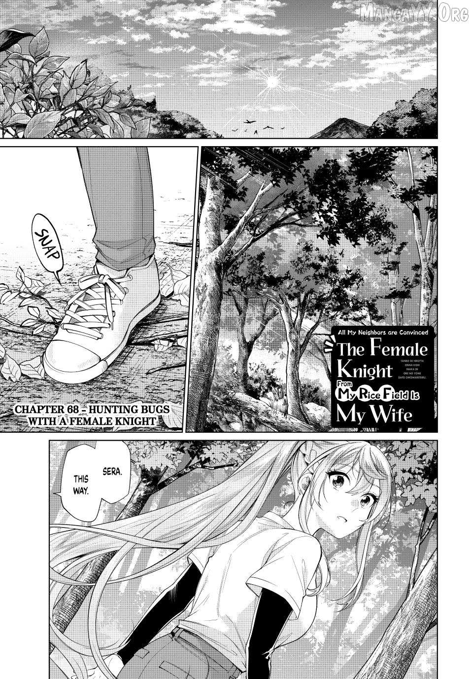 All My Neighbors are Convinced the Female Knight from My Rice Field Is My Wife Chapter 68 page 1 - 