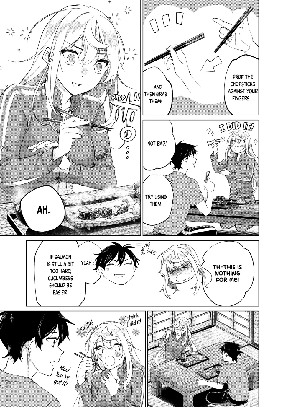 All My Neighbors are Convinced the Female Knight from My Rice Field Is My Wife Chapter 7 page 4 - 