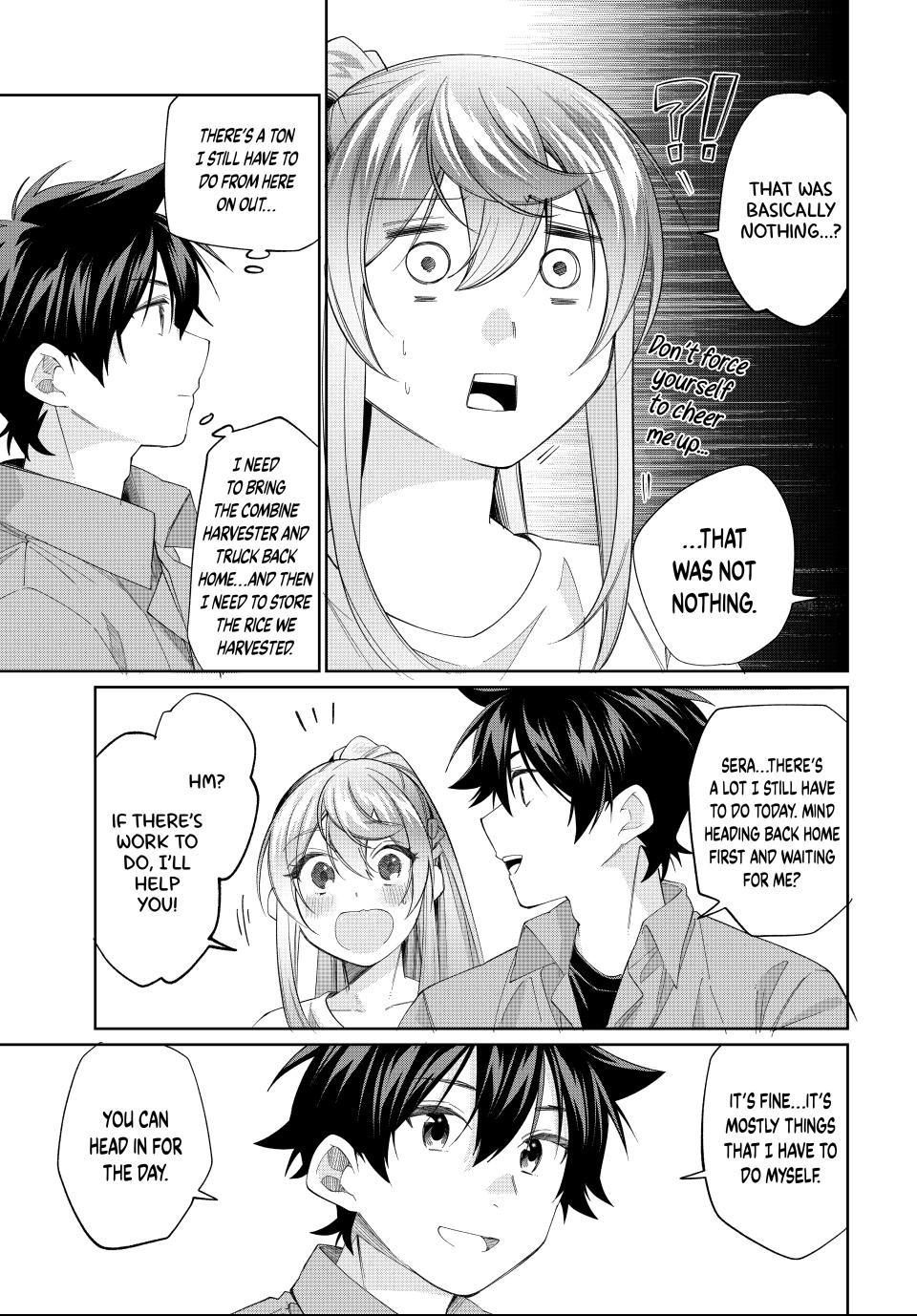 All My Neighbors are Convinced the Female Knight from My Rice Field Is My Wife Chapter 73 page 11 - 