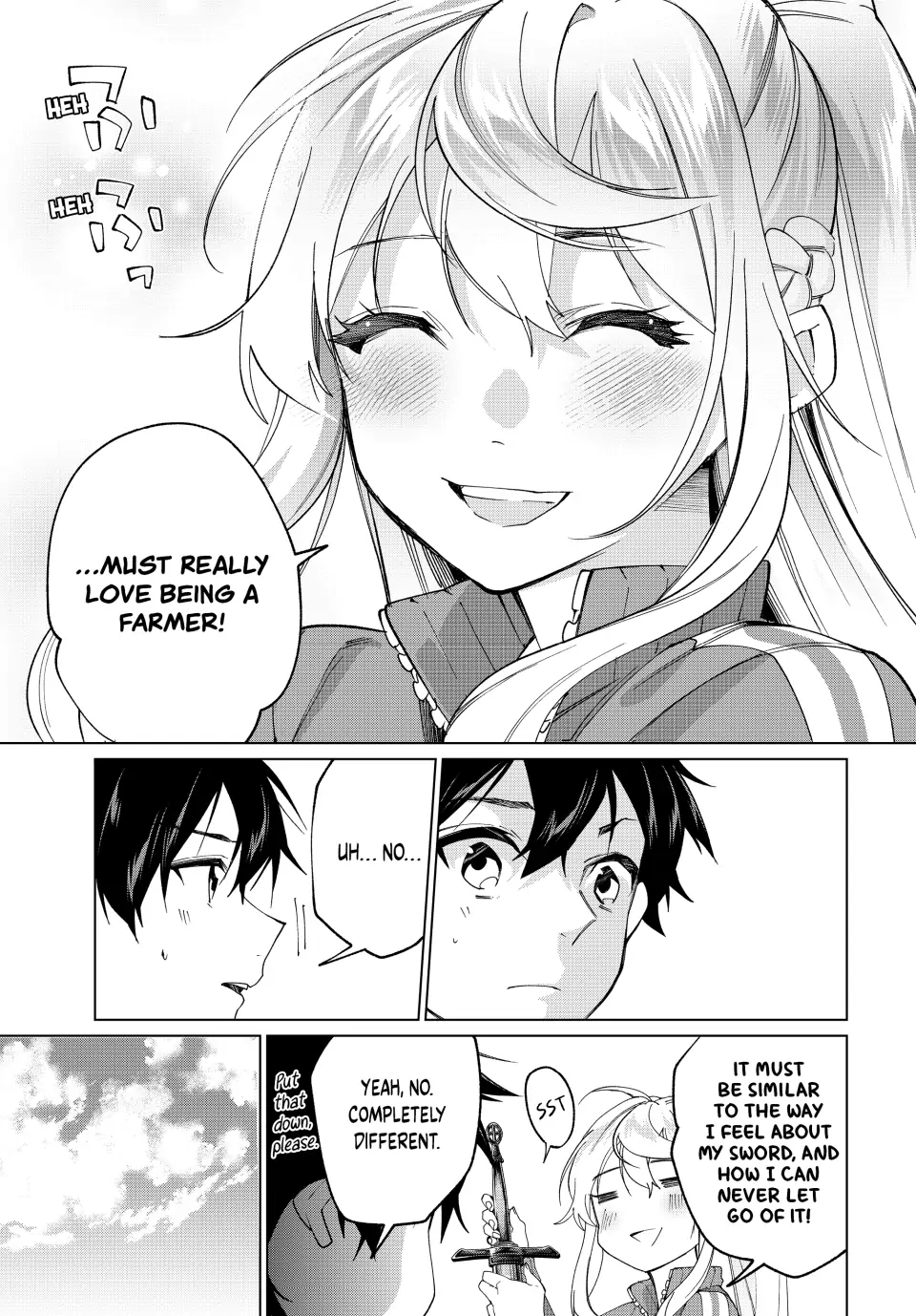 All My Neighbors are Convinced the Female Knight from My Rice Field Is My Wife Chapter 8 page 11 - 
