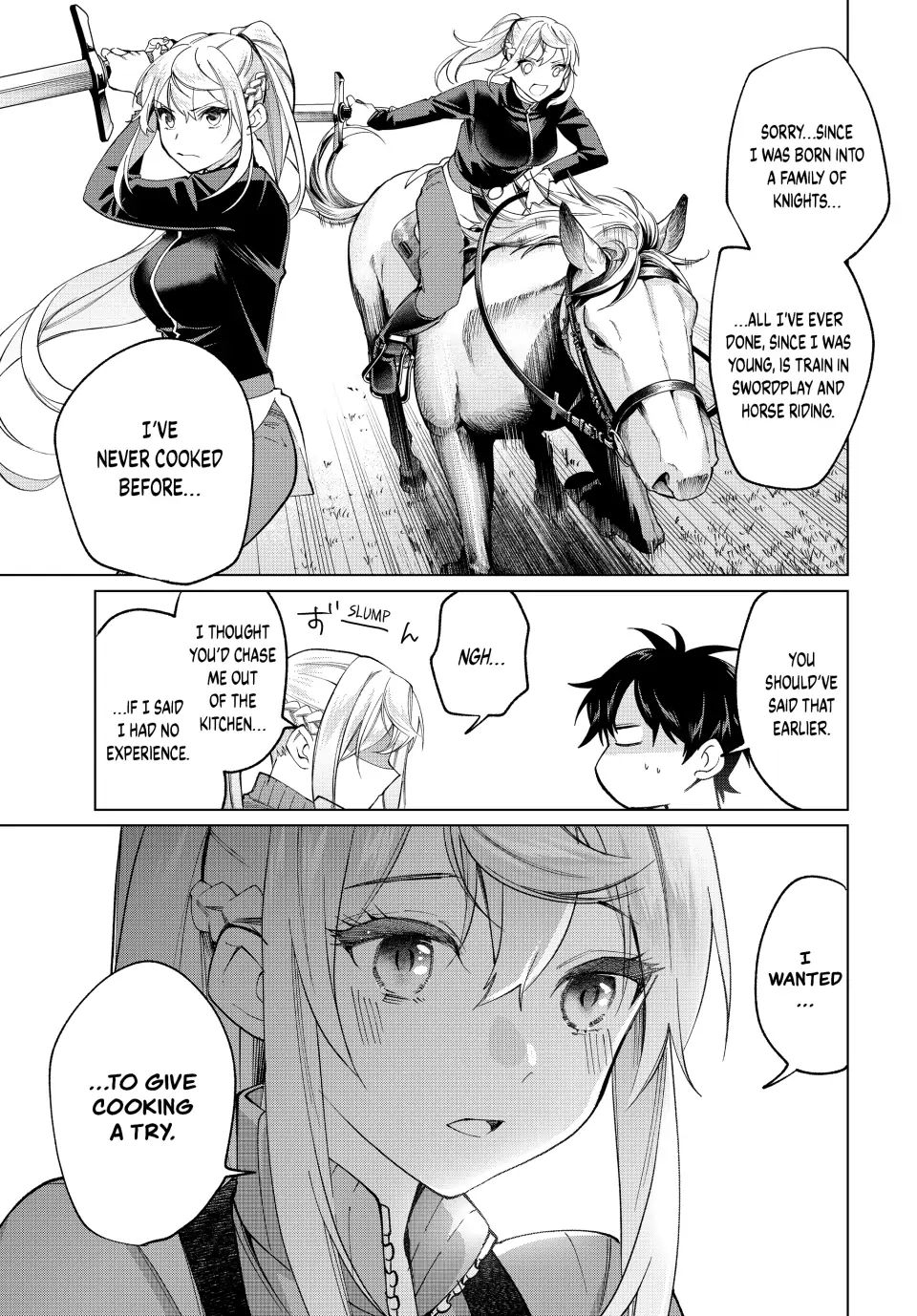 All My Neighbors are Convinced the Female Knight from My Rice Field Is My Wife Chapter 9 page 10 - 