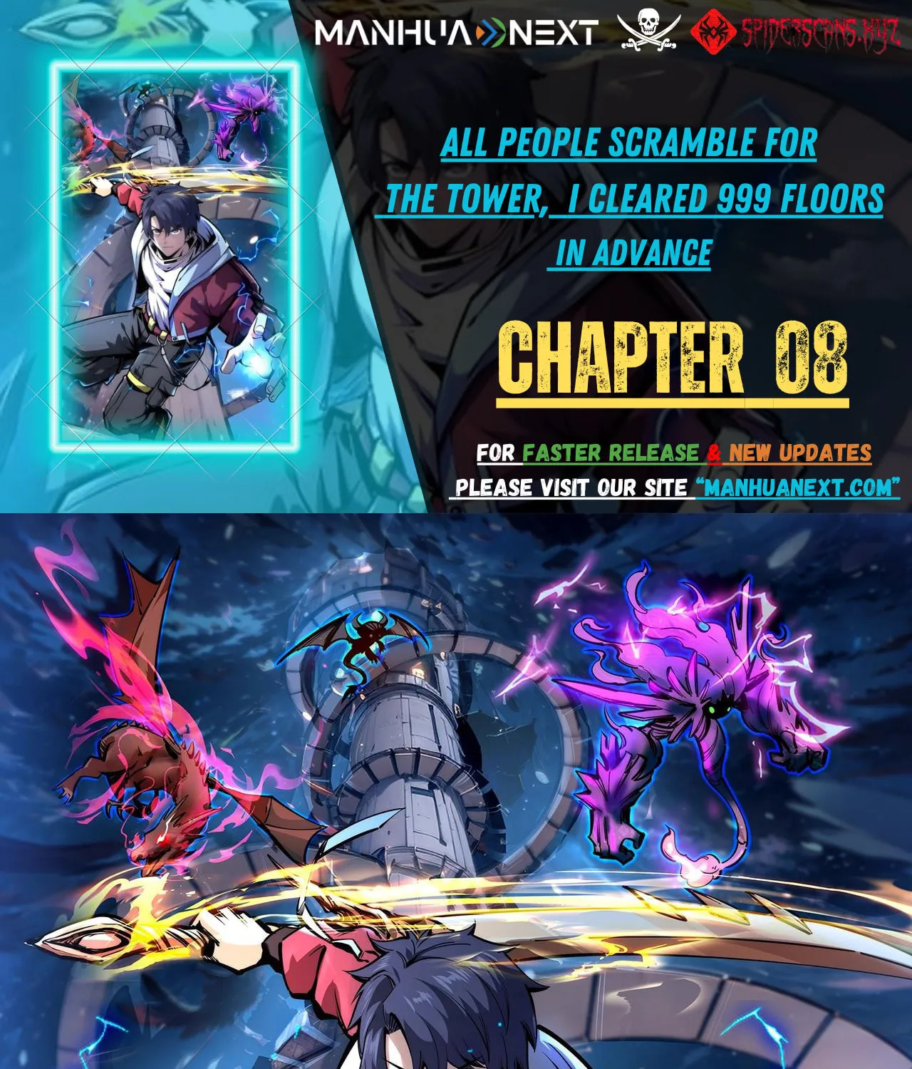 All People Scramble for the Tower, I Cleared 999 Floors in Advance Manga Chapter 8 page 1 - 