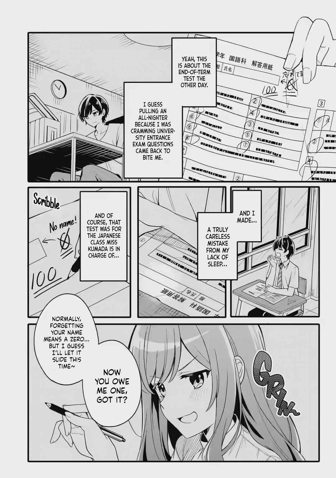 Alone in a Room With a Beautiful Girl in Defenseless Cute Pajamas Chapter 1.1 page 9 - 