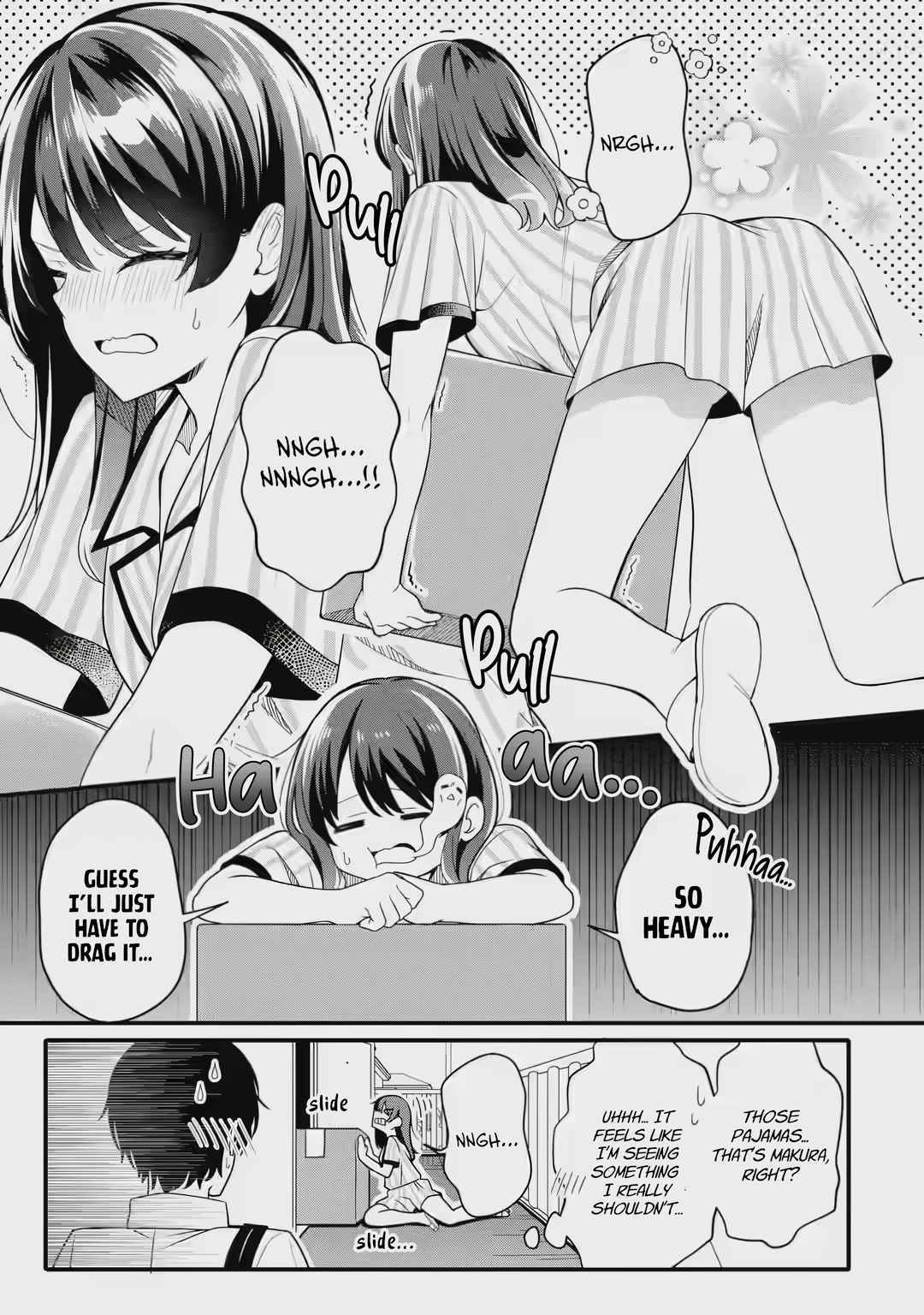 Alone in a Room With a Beautiful Girl in Defenseless Cute Pajamas Chapter 1.2 page 2 - 