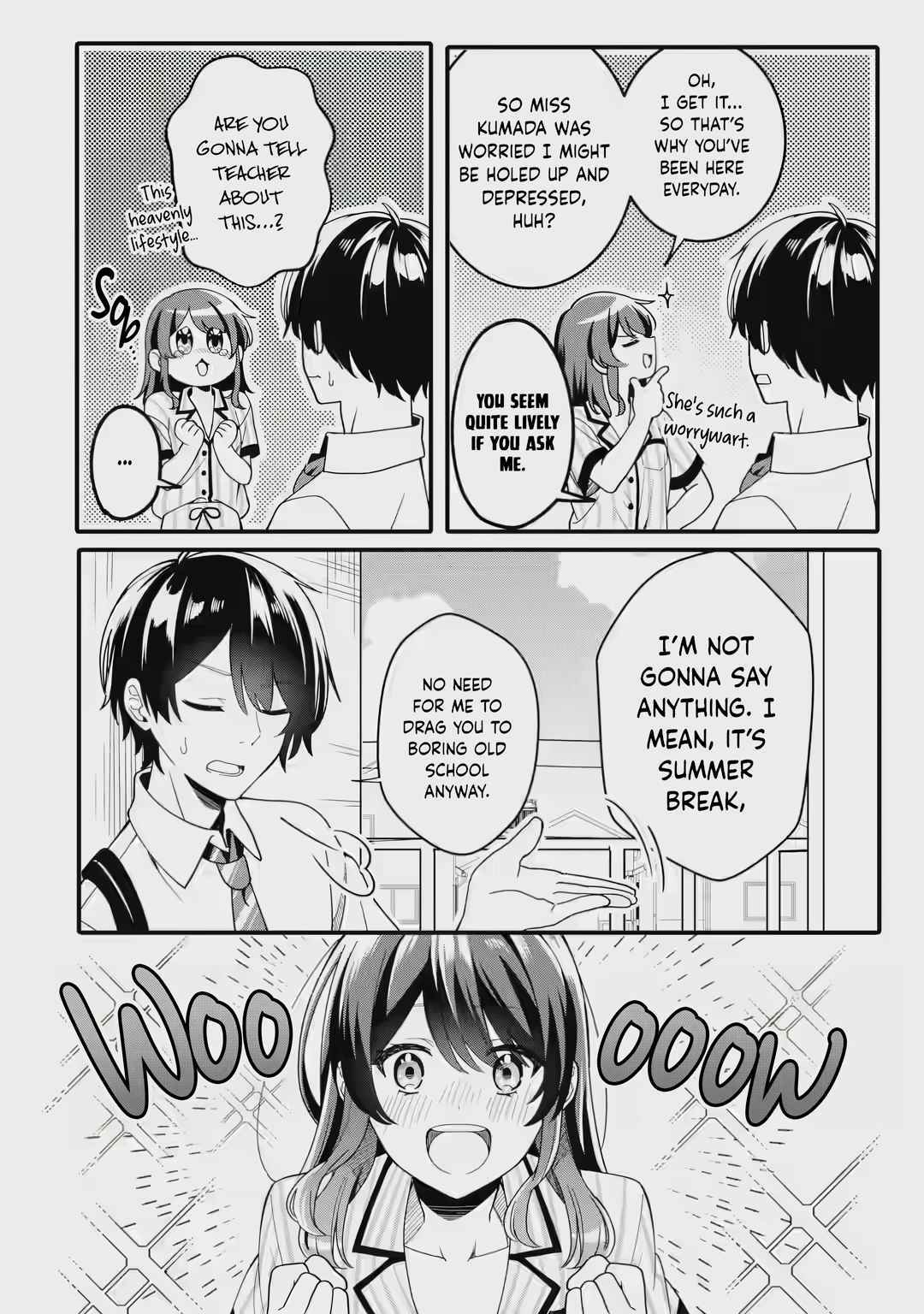 Alone in a Room With a Beautiful Girl in Defenseless Cute Pajamas Chapter 1.2 page 13 - 