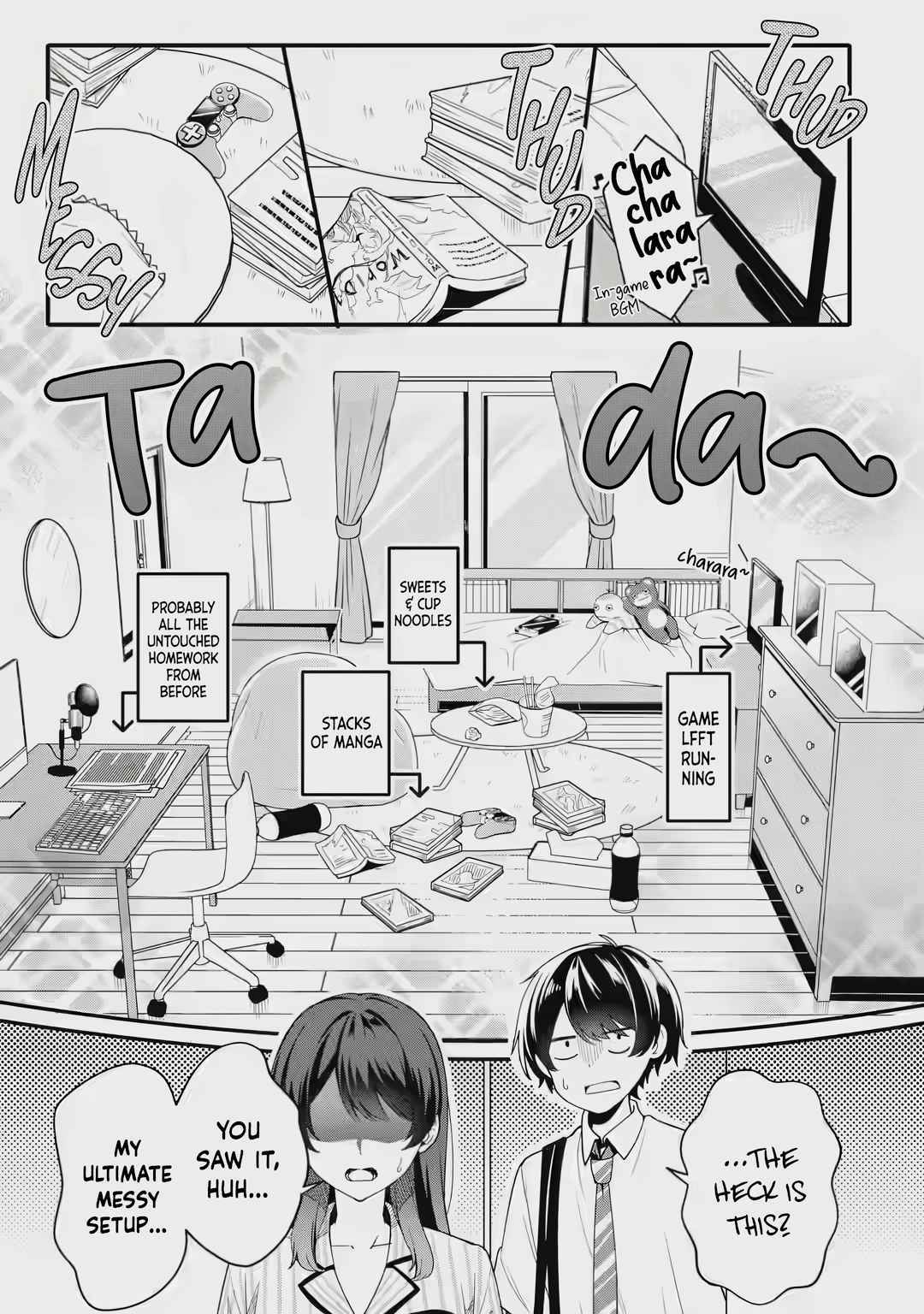 Alone in a Room With a Beautiful Girl in Defenseless Cute Pajamas Chapter 1.2 page 8 - 