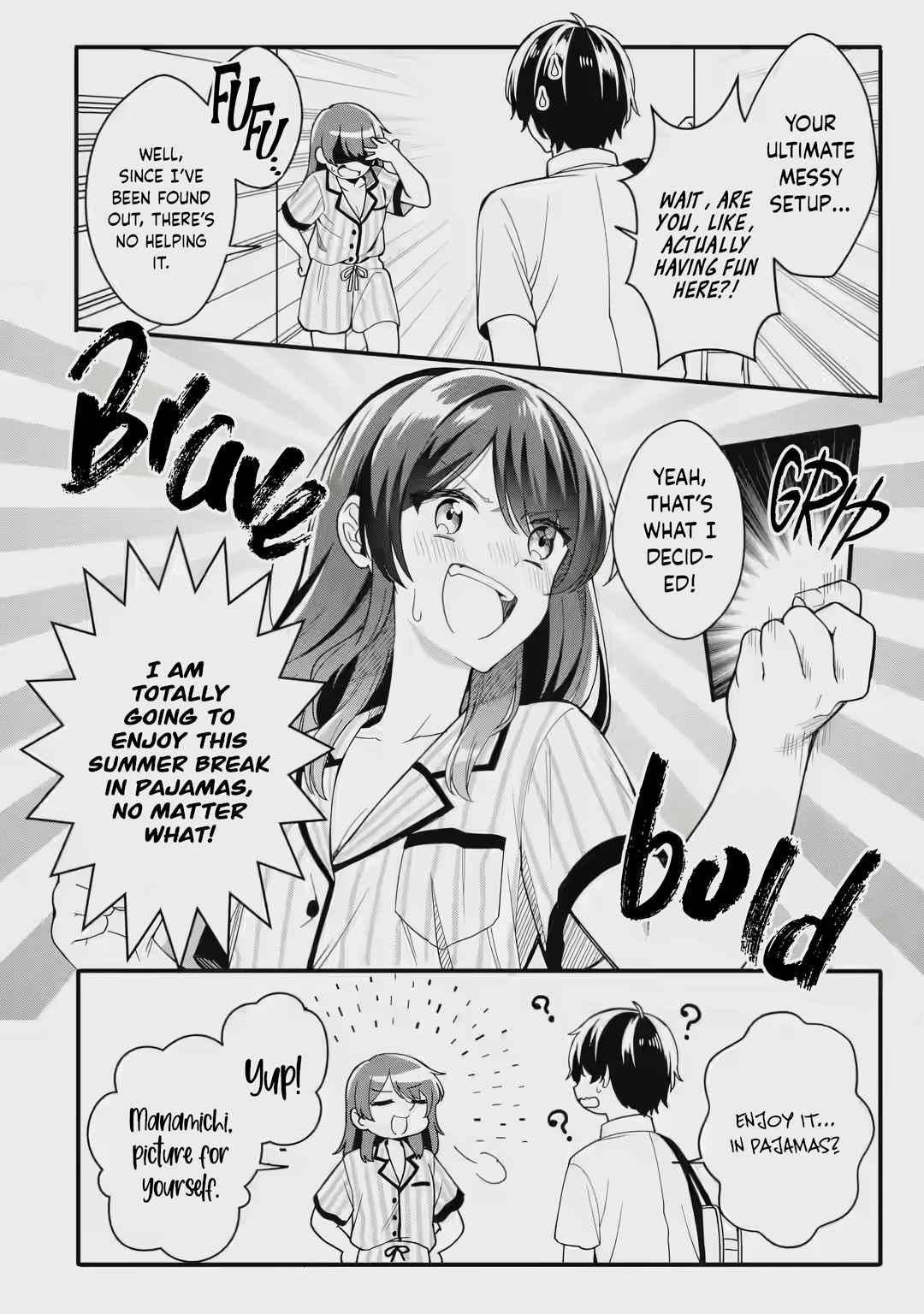 Alone in a Room With a Beautiful Girl in Defenseless Cute Pajamas Chapter 1.2 page 9 - 