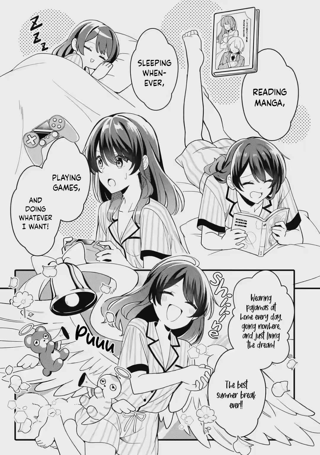 Alone in a Room With a Beautiful Girl in Defenseless Cute Pajamas Chapter 1.2 page 10 - 