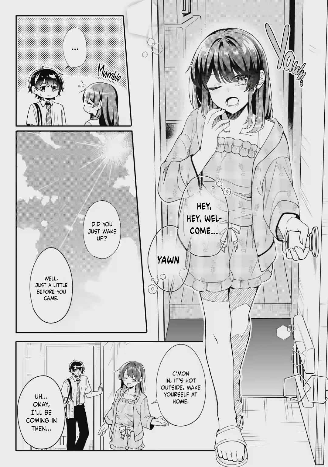 Alone in a Room With a Beautiful Girl in Defenseless Cute Pajamas Chapter 2.1 page 12 - 