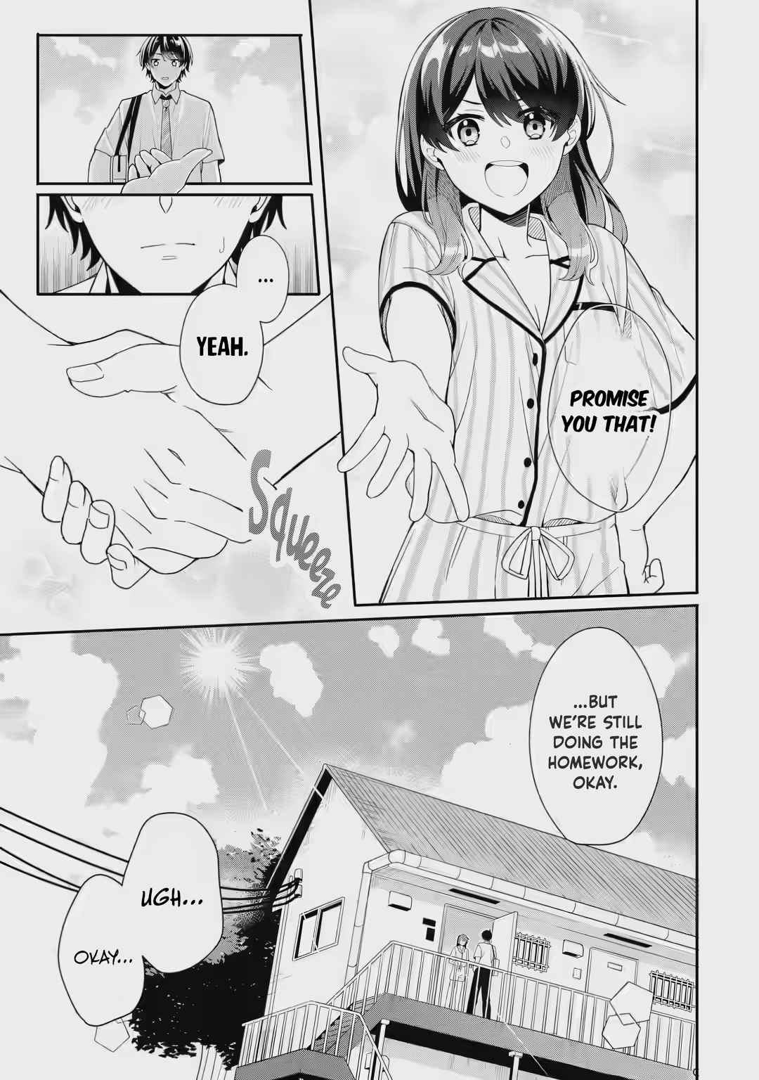 Alone in a Room With a Beautiful Girl in Defenseless Cute Pajamas Chapter 2.1 page 4 - 
