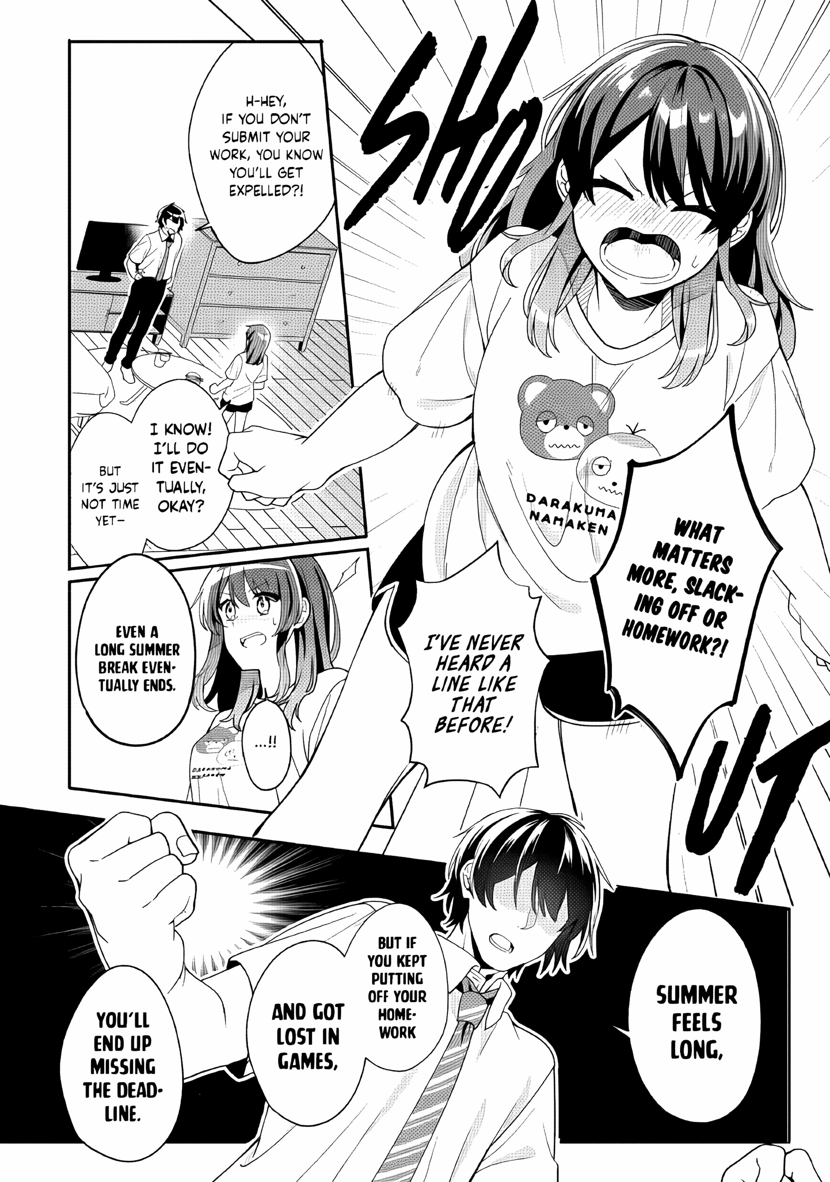 Alone in a Room With a Beautiful Girl in Defenseless Cute Pajamas Chapter 2.2 page 9 - 