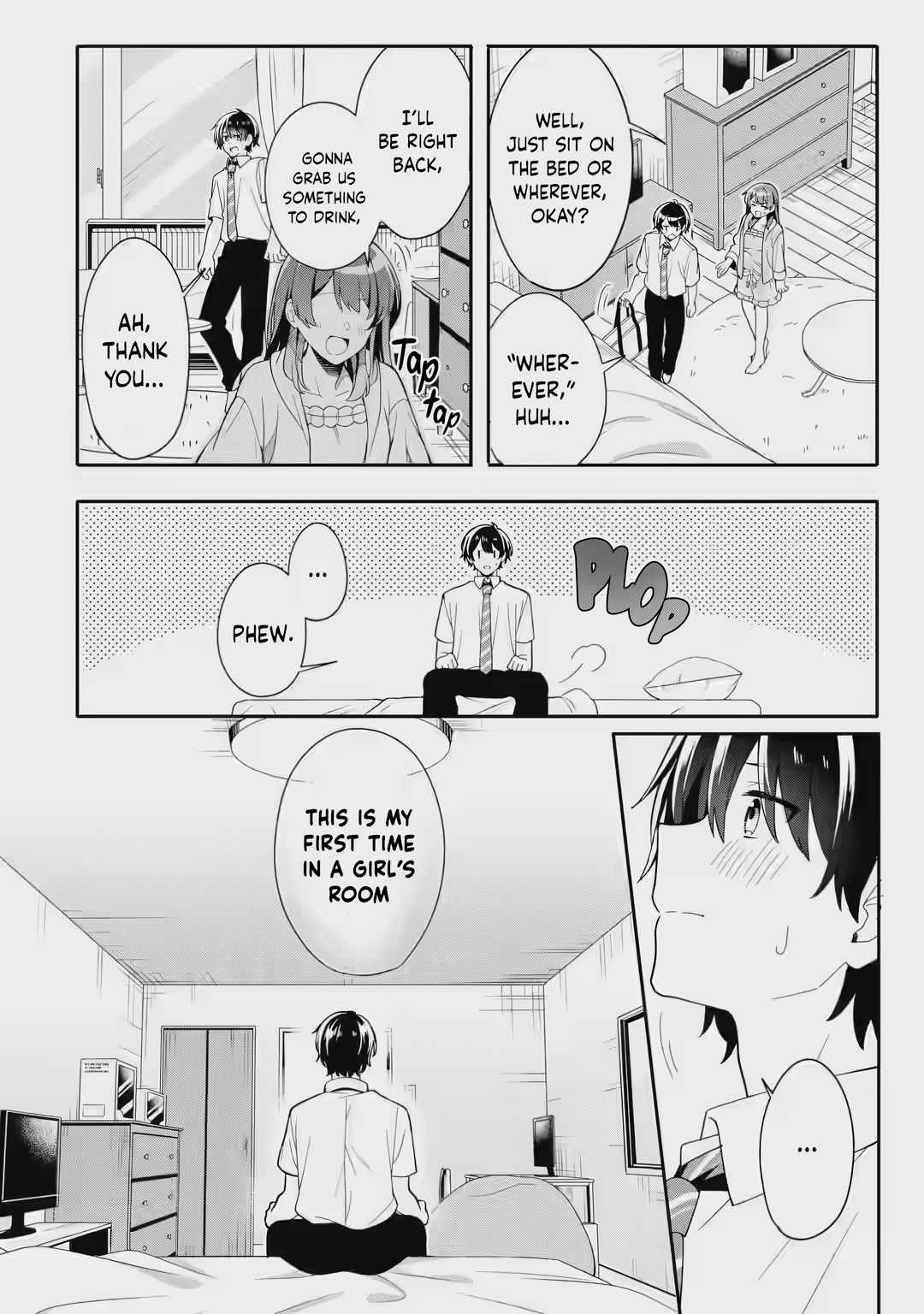 Alone in a Room With a Beautiful Girl in Defenseless Cute Pajamas Chapter 2 page 4 - 