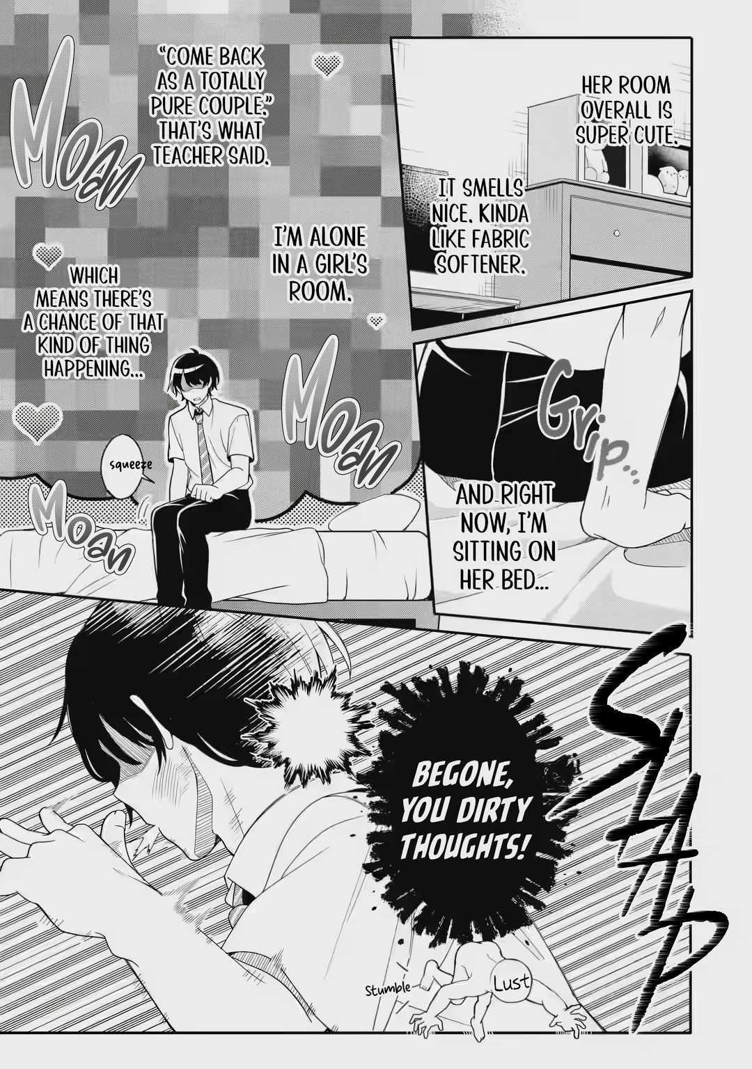 Alone in a Room With a Beautiful Girl in Defenseless Cute Pajamas Chapter 2 page 5 - 