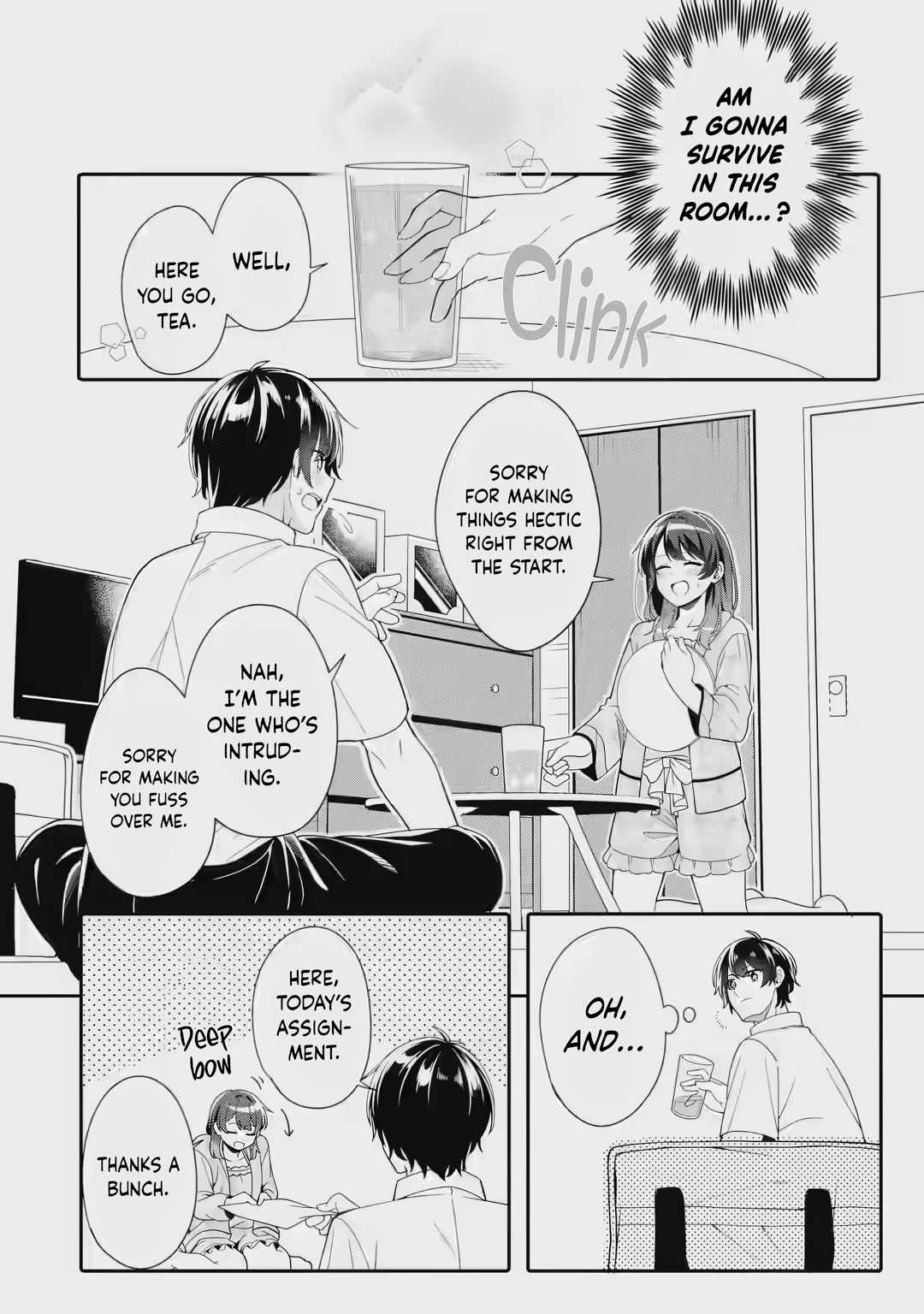 Alone in a Room With a Beautiful Girl in Defenseless Cute Pajamas Chapter 2 page 10 - 