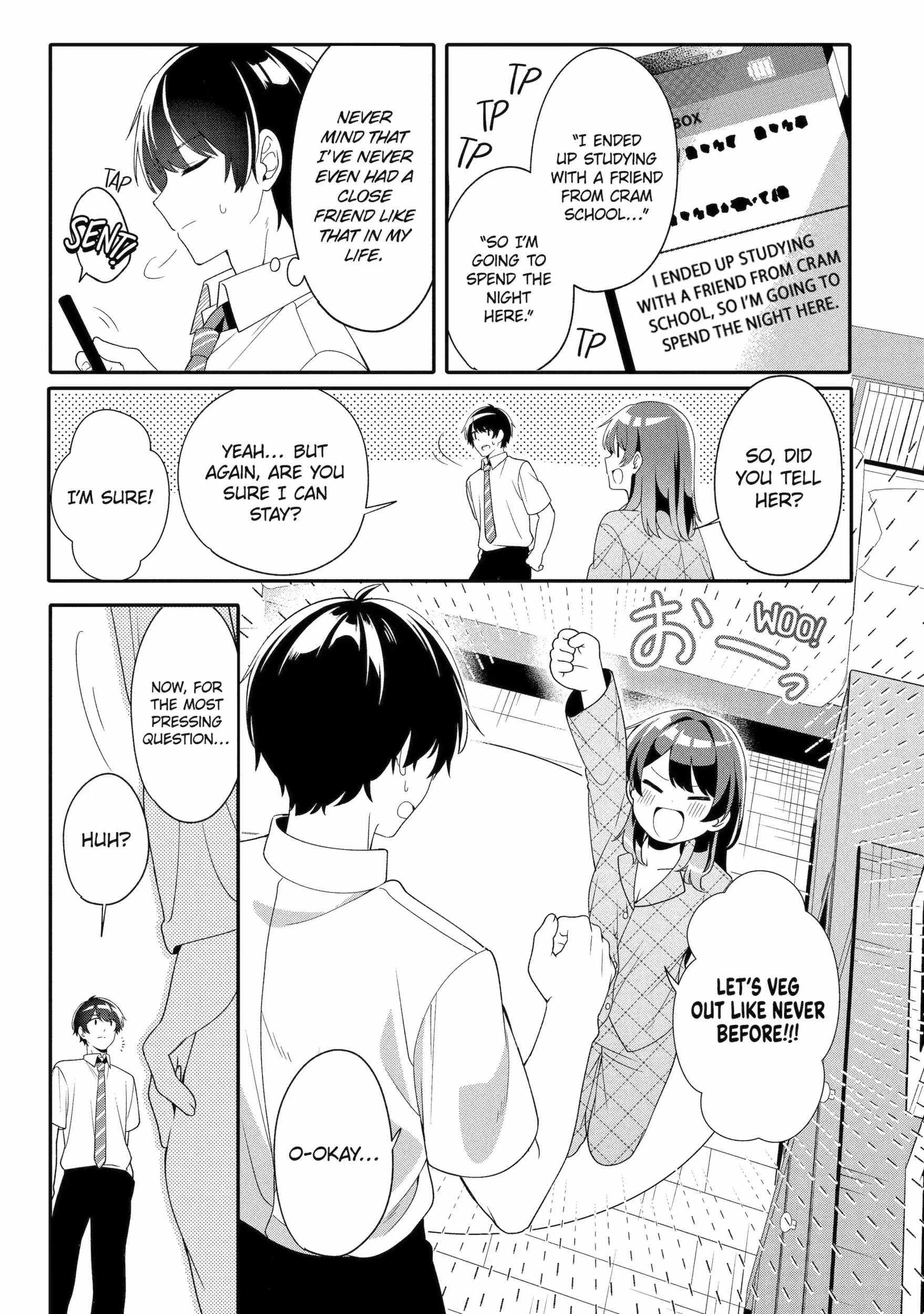 Alone in a Room With a Beautiful Girl in Defenseless Cute Pajamas Chapter 5.1 page 3 - 