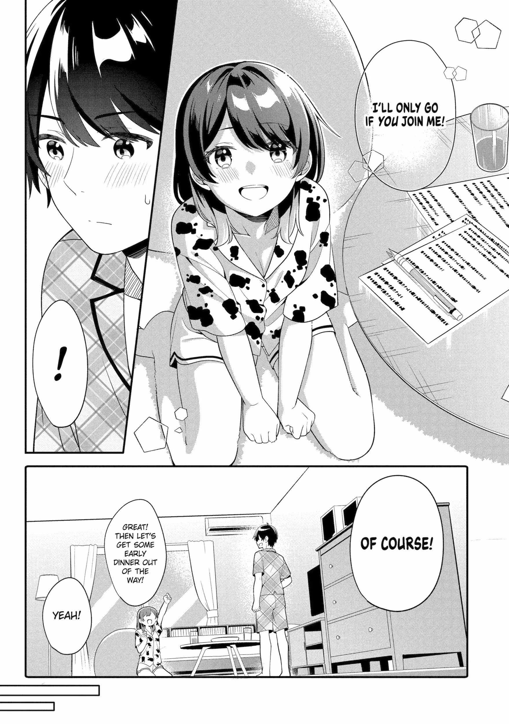Alone in a Room With a Beautiful Girl in Defenseless Cute Pajamas Chapter 7.2 page 10 - 