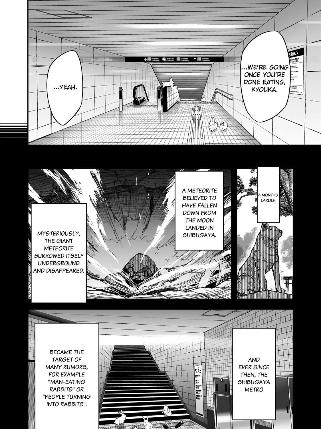 Also Sprach for Rabbit: Eliminate the Murderous Rabbits Hiding in the Underground Mall Chapter 1 page 19 - 