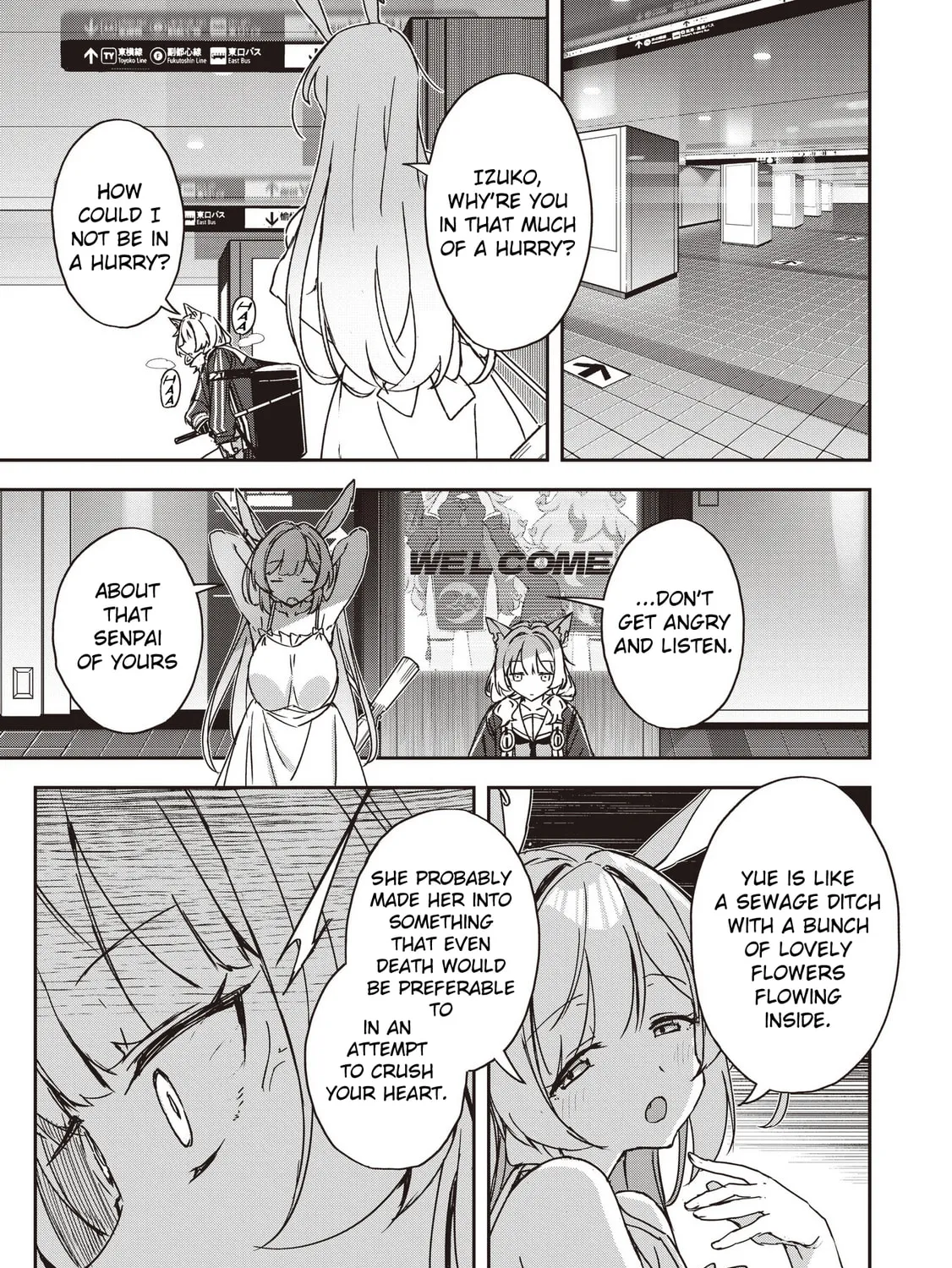 Also Sprach for Rabbit: Eliminate the Murderous Rabbits Hiding in the Underground Mall Chapter 11 page 21 - 