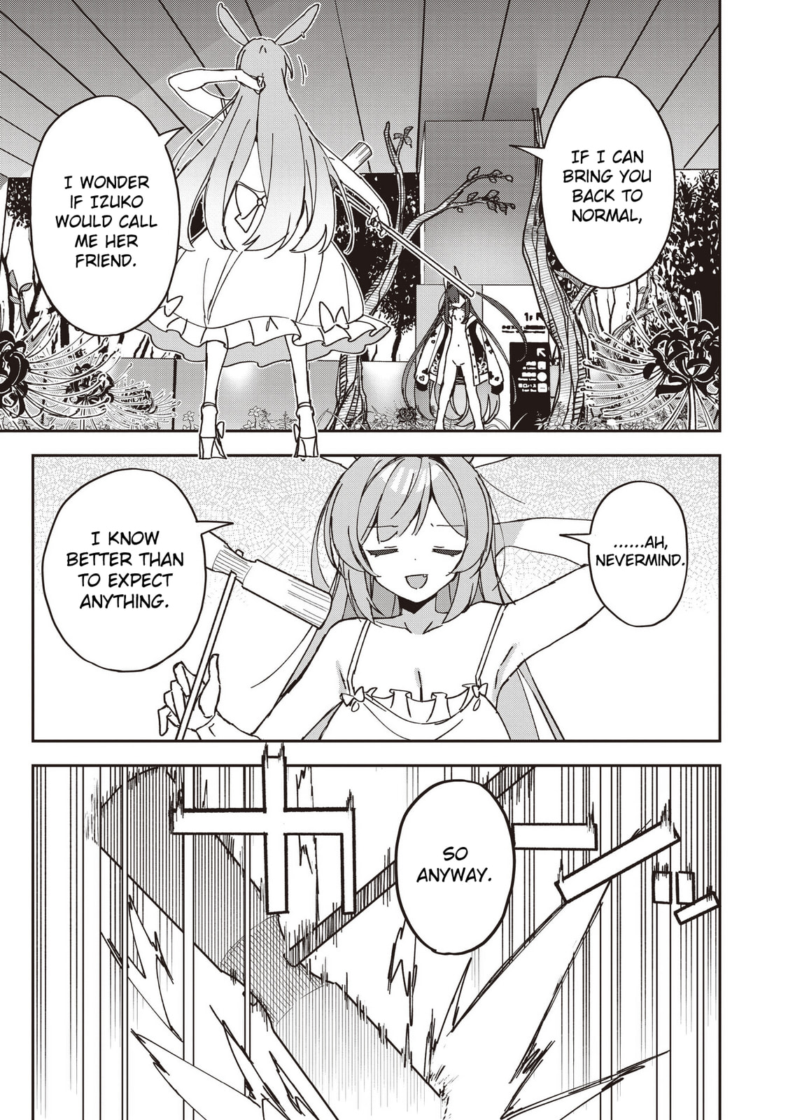 Also Sprach for Rabbit: Eliminate the Murderous Rabbits Hiding in the Underground Mall Chapter 15 page 21 - 