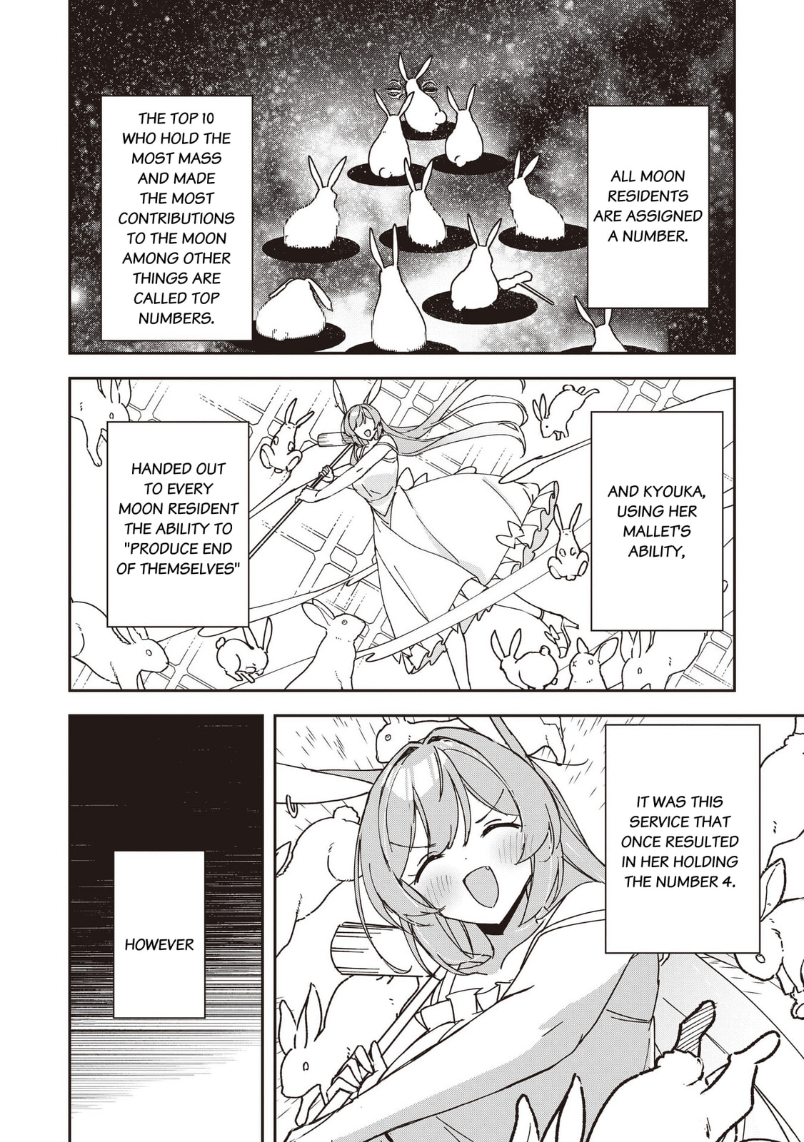 Also Sprach for Rabbit: Eliminate the Murderous Rabbits Hiding in the Underground Mall Chapter 16 page 4 - 
