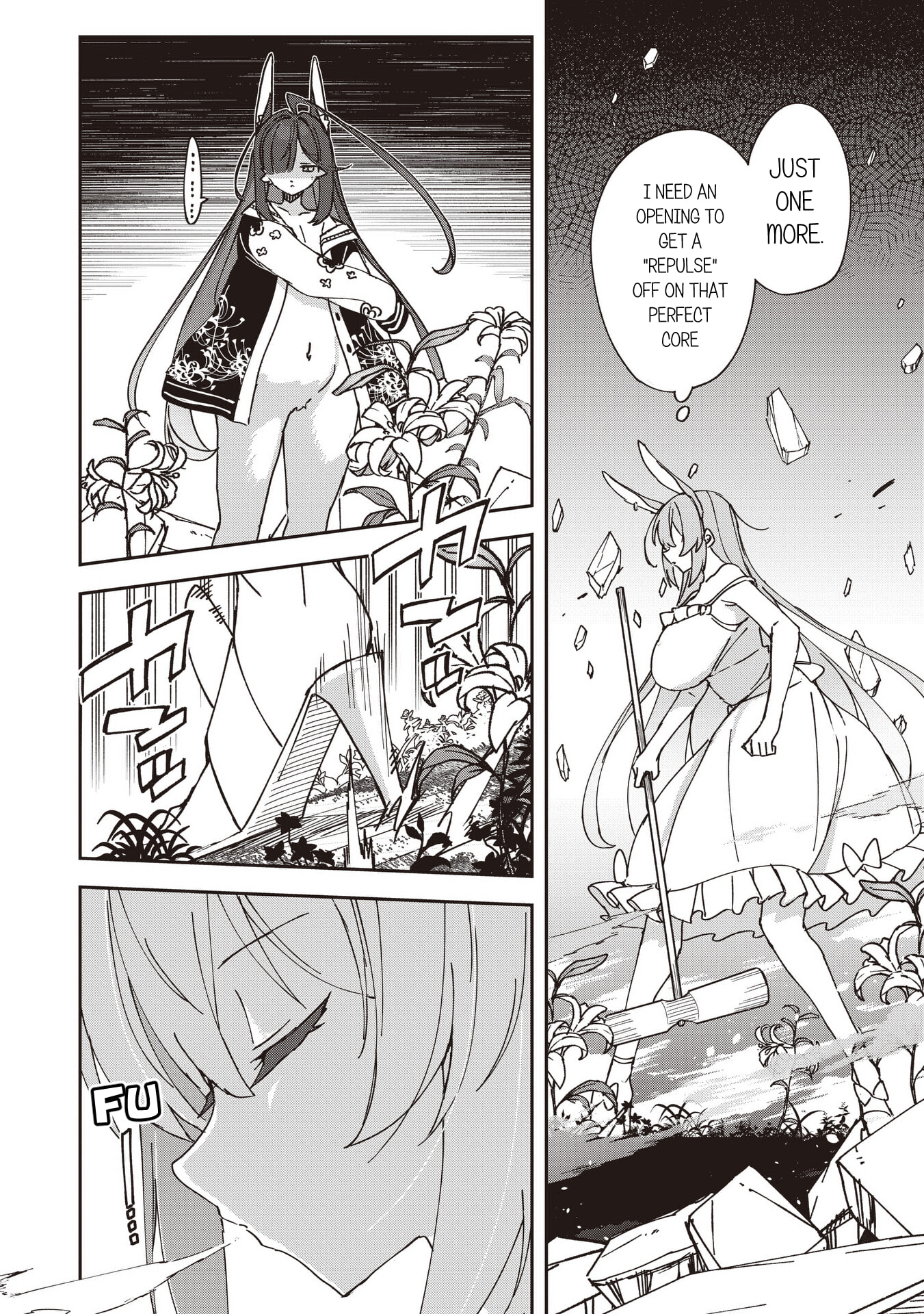 Also Sprach for Rabbit: Eliminate the Murderous Rabbits Hiding in the Underground Mall Chapter 17 page 14 - 