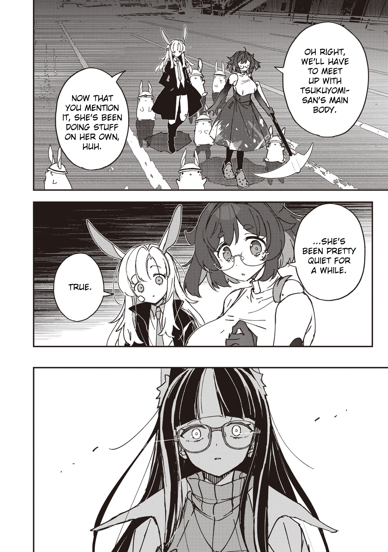 Also Sprach for Rabbit: Eliminate the Murderous Rabbits Hiding in the Underground Mall Chapter 18 page 14 - 