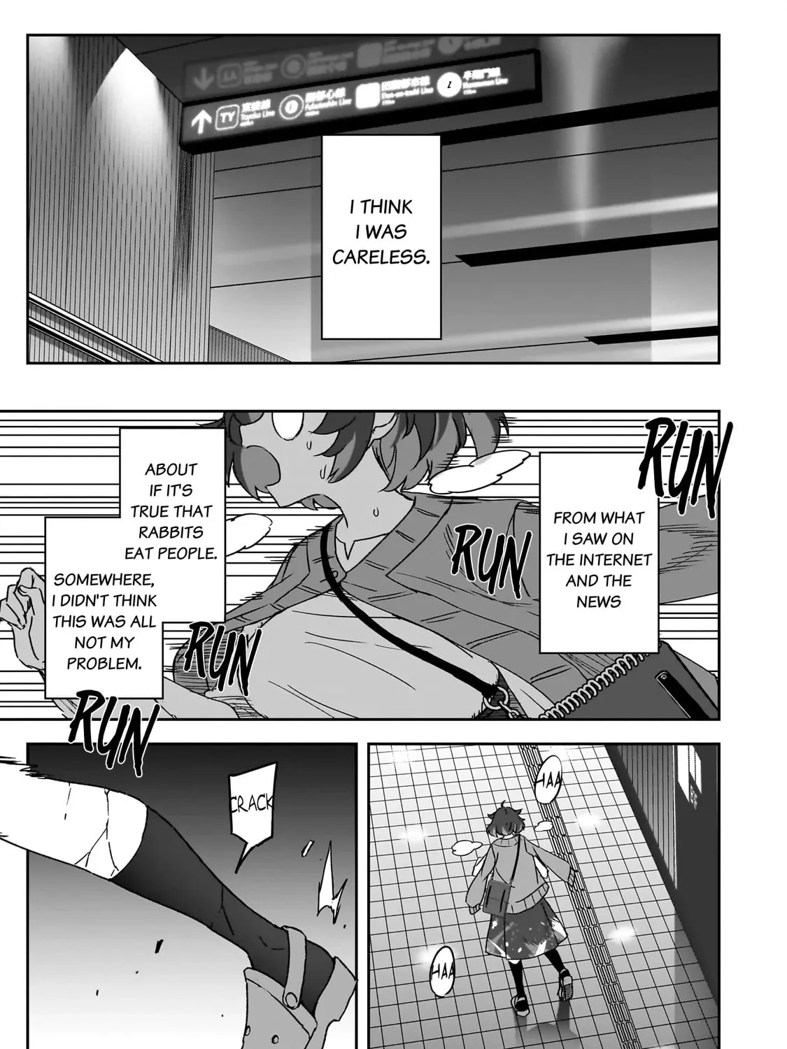Also Sprach for Rabbit: Eliminate the Murderous Rabbits Hiding in the Underground Mall Chapter 2 page 1 - 