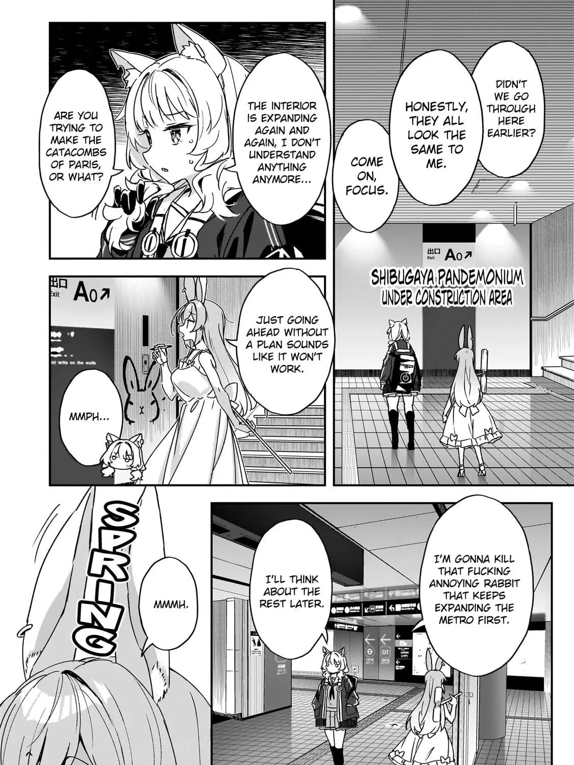 Also Sprach for Rabbit: Eliminate the Murderous Rabbits Hiding in the Underground Mall Chapter 2 page 11 - 