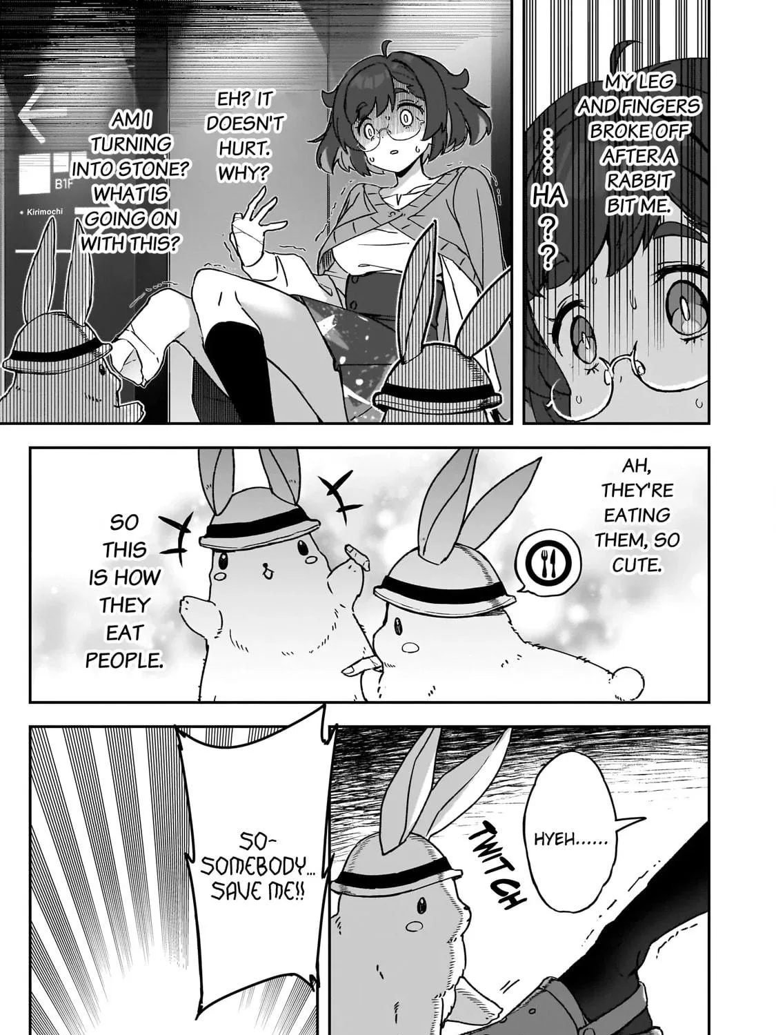 Also Sprach for Rabbit: Eliminate the Murderous Rabbits Hiding in the Underground Mall Chapter 2 page 17 - 