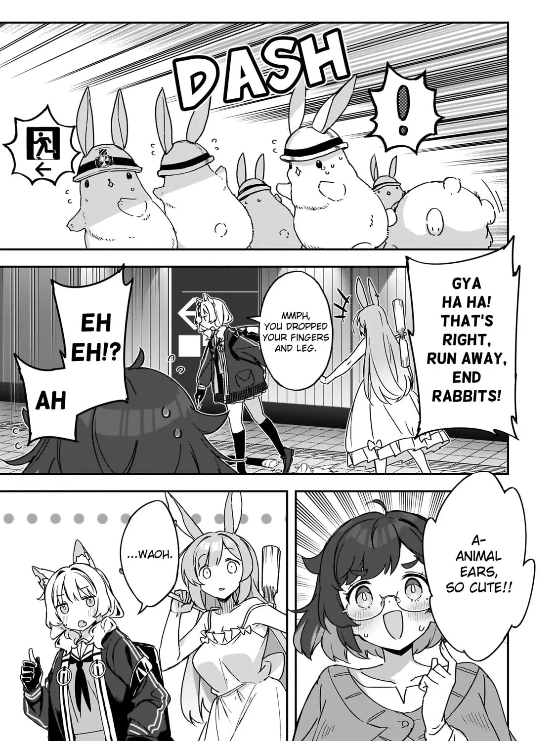 Also Sprach for Rabbit: Eliminate the Murderous Rabbits Hiding in the Underground Mall Chapter 2 page 21 - 