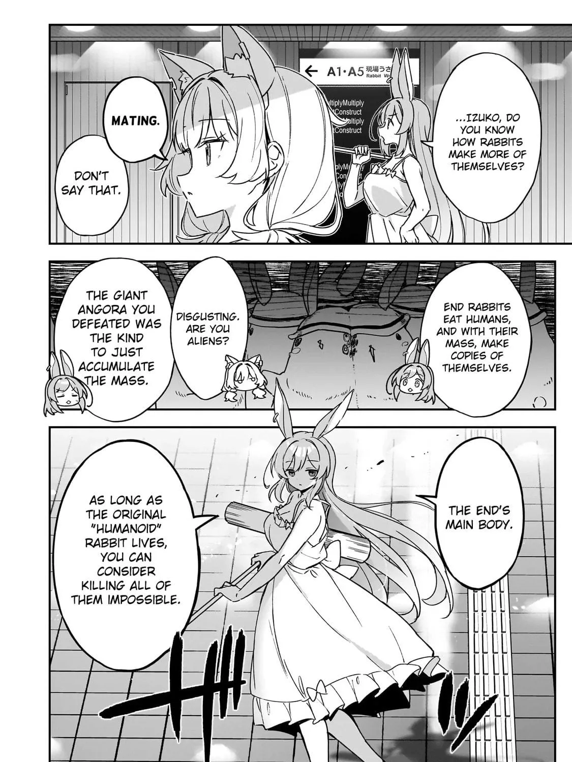 Also Sprach for Rabbit: Eliminate the Murderous Rabbits Hiding in the Underground Mall Chapter 2 page 35 - 