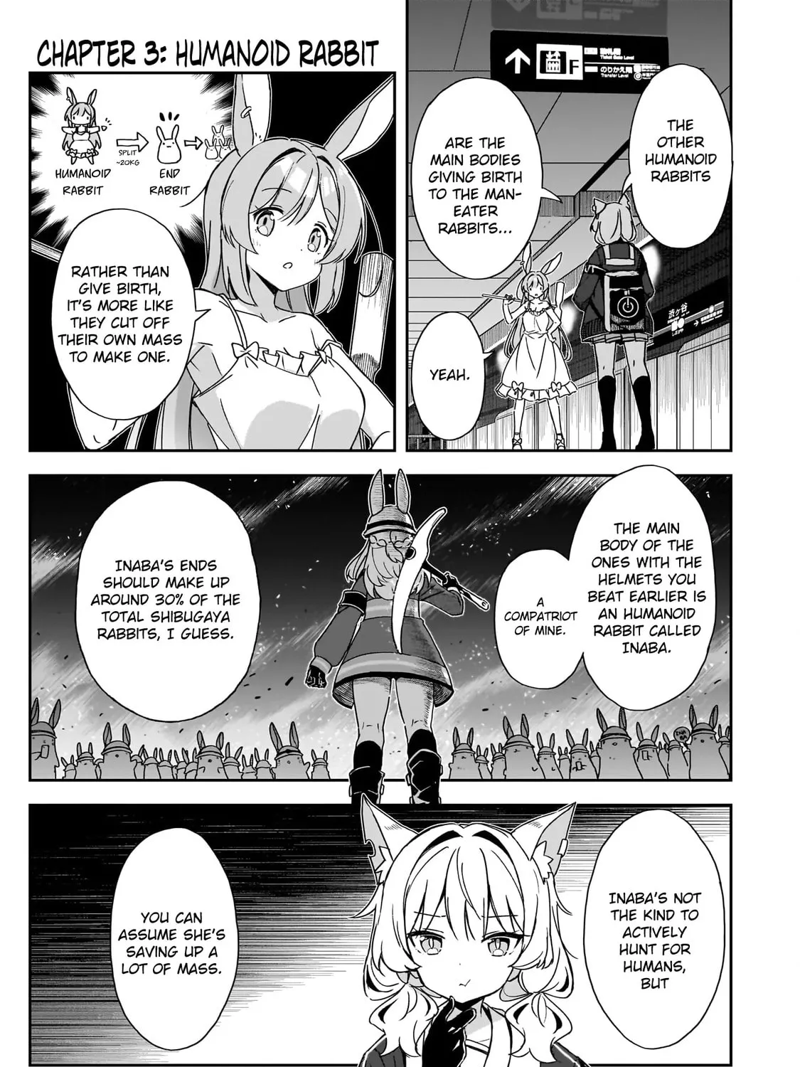 Also Sprach for Rabbit: Eliminate the Murderous Rabbits Hiding in the Underground Mall Chapter 3 page 1 - 