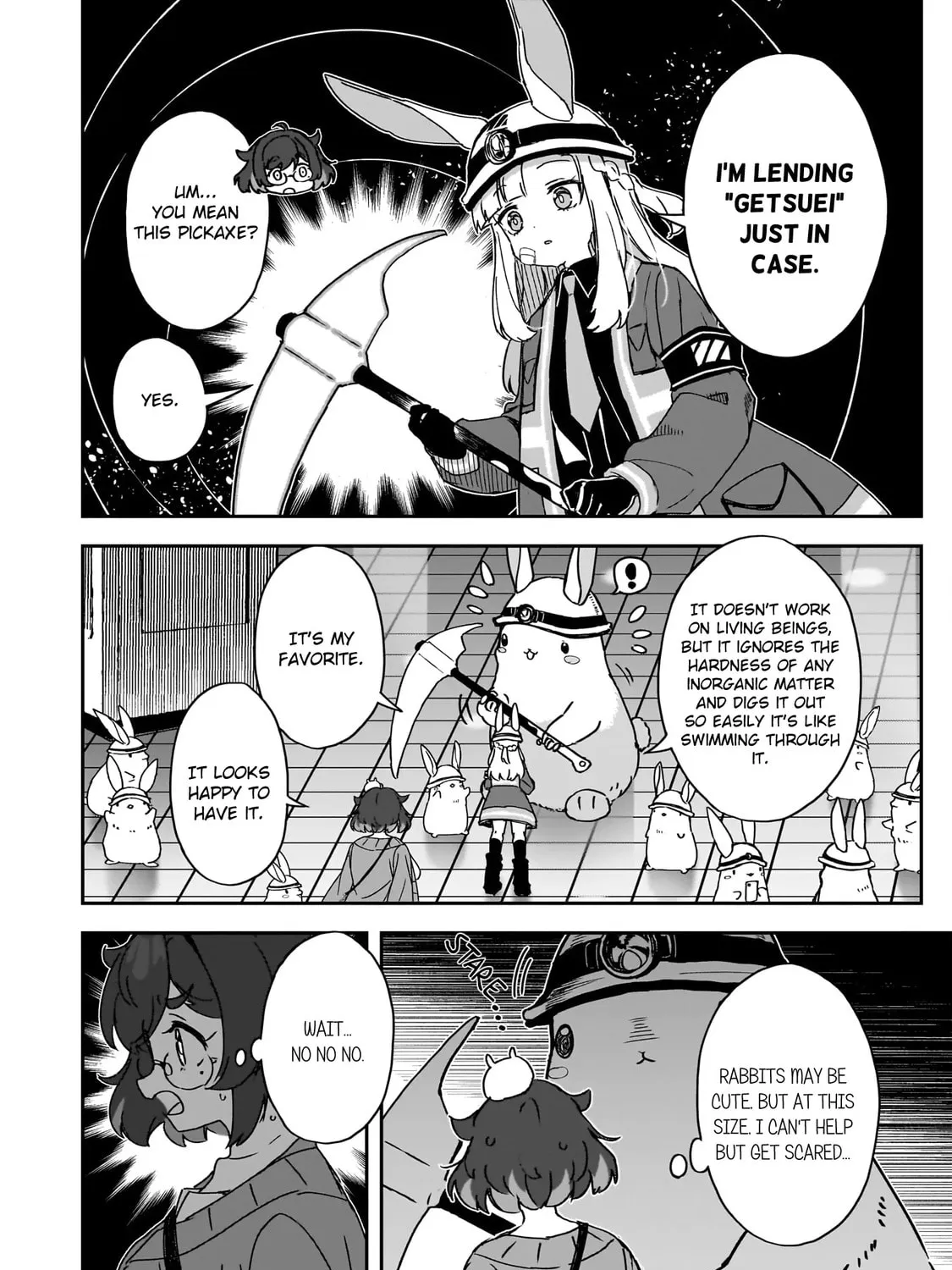 Also Sprach for Rabbit: Eliminate the Murderous Rabbits Hiding in the Underground Mall Chapter 3 page 55 - 