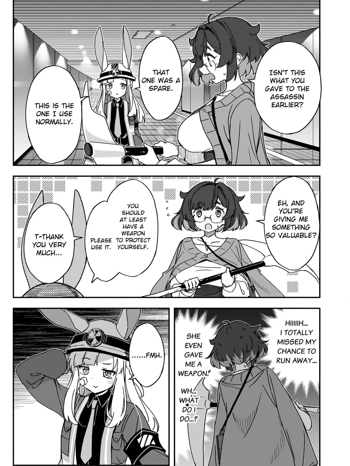 Also Sprach for Rabbit: Eliminate the Murderous Rabbits Hiding in the Underground Mall Chapter 4 page 21 - 